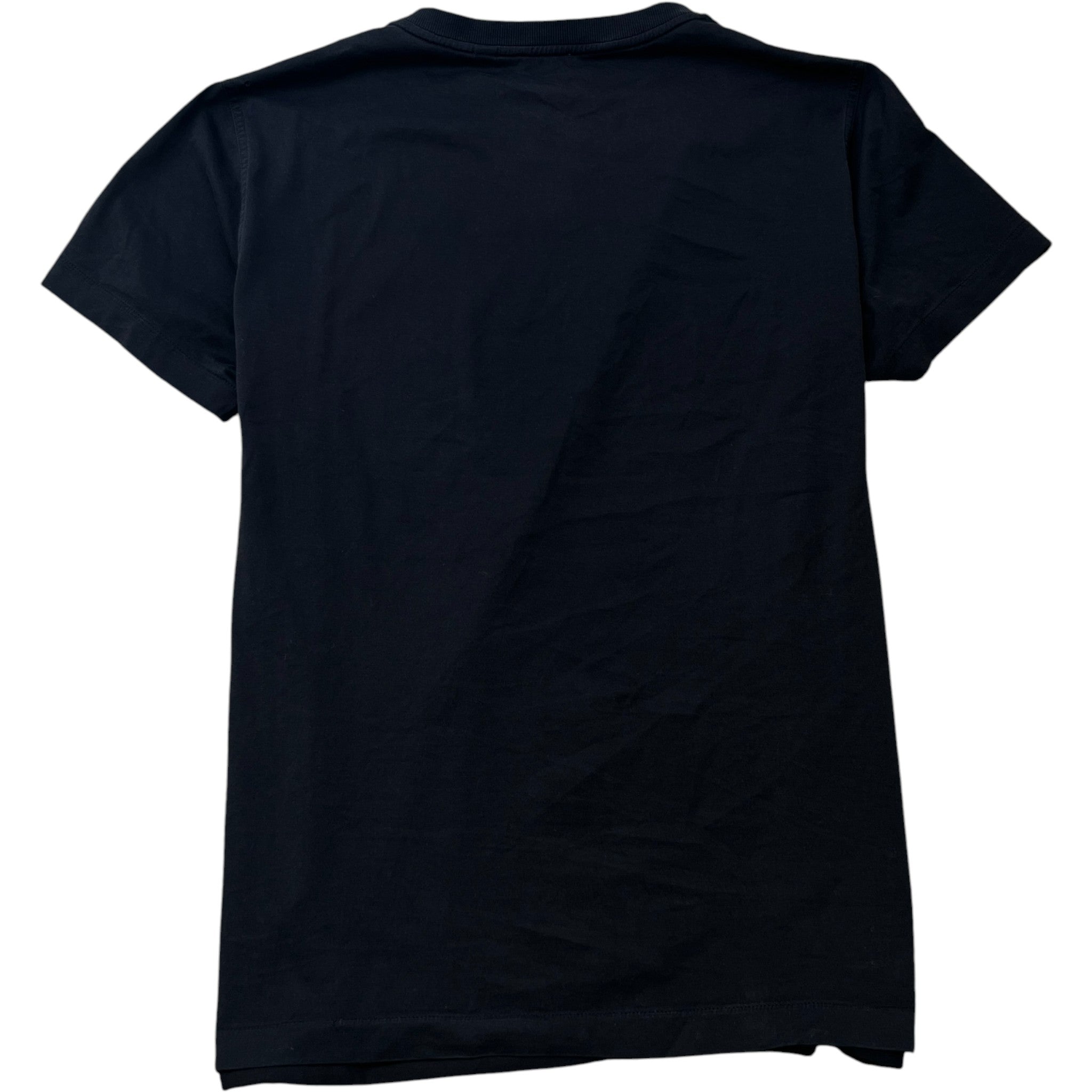 Men's Embroidered Logo T-Shirt Black Size L