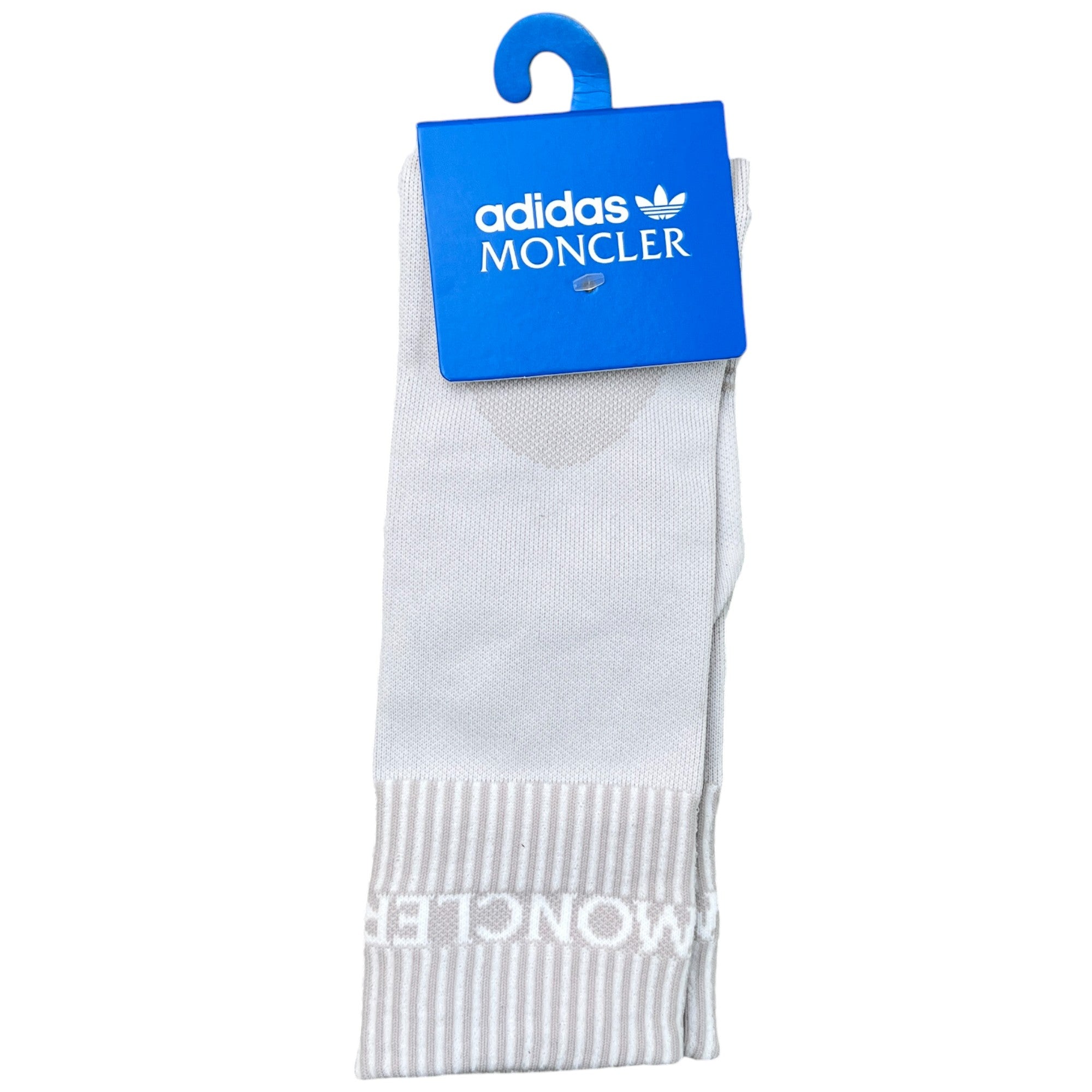 Men's Logo Print Socks Grey Size M