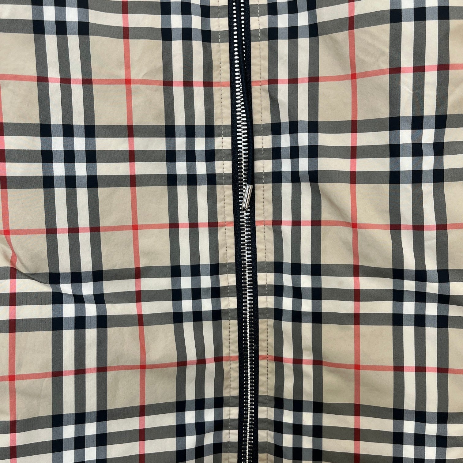 Men's Reversible Nova Check Jacket Black Size S