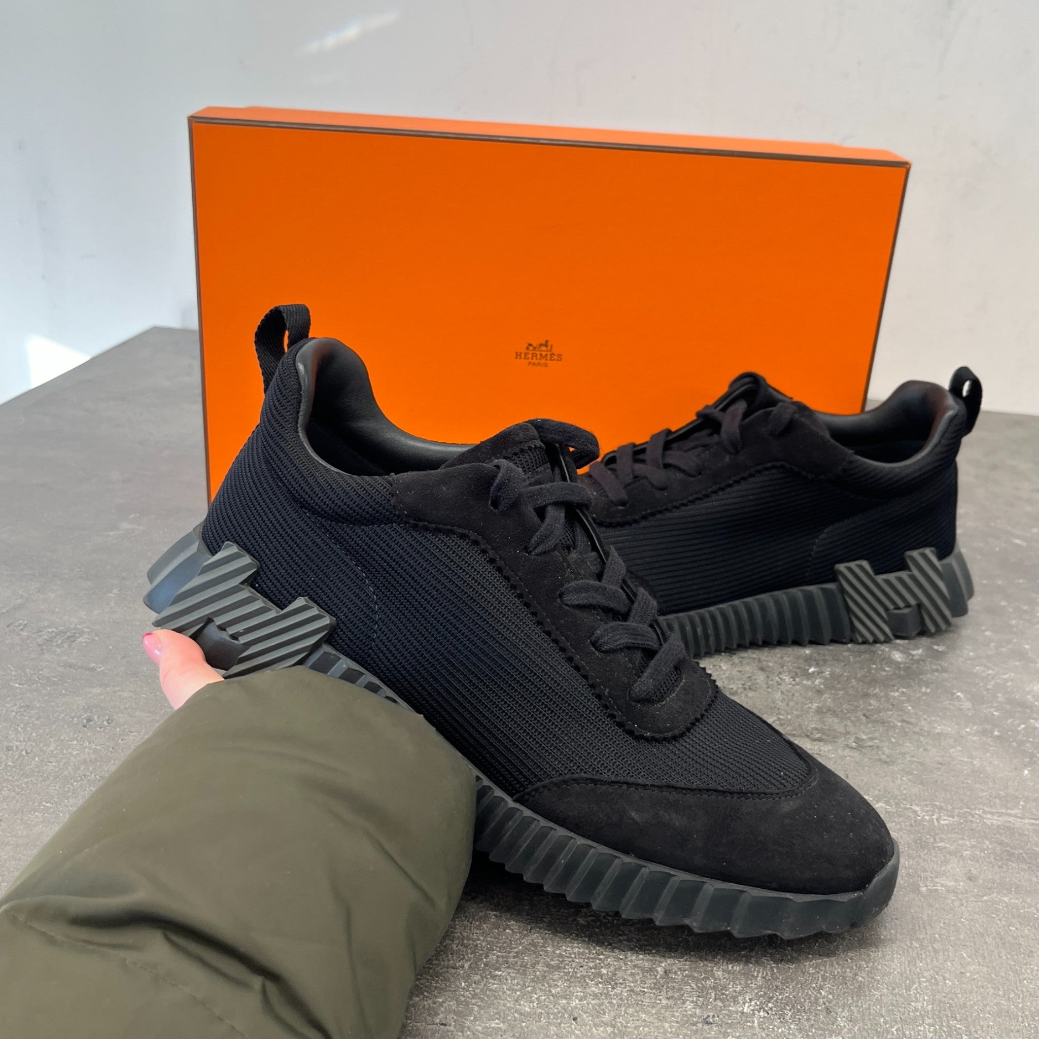 Men's Bouncing Low Trainers Black Size EU 41 / UK 7