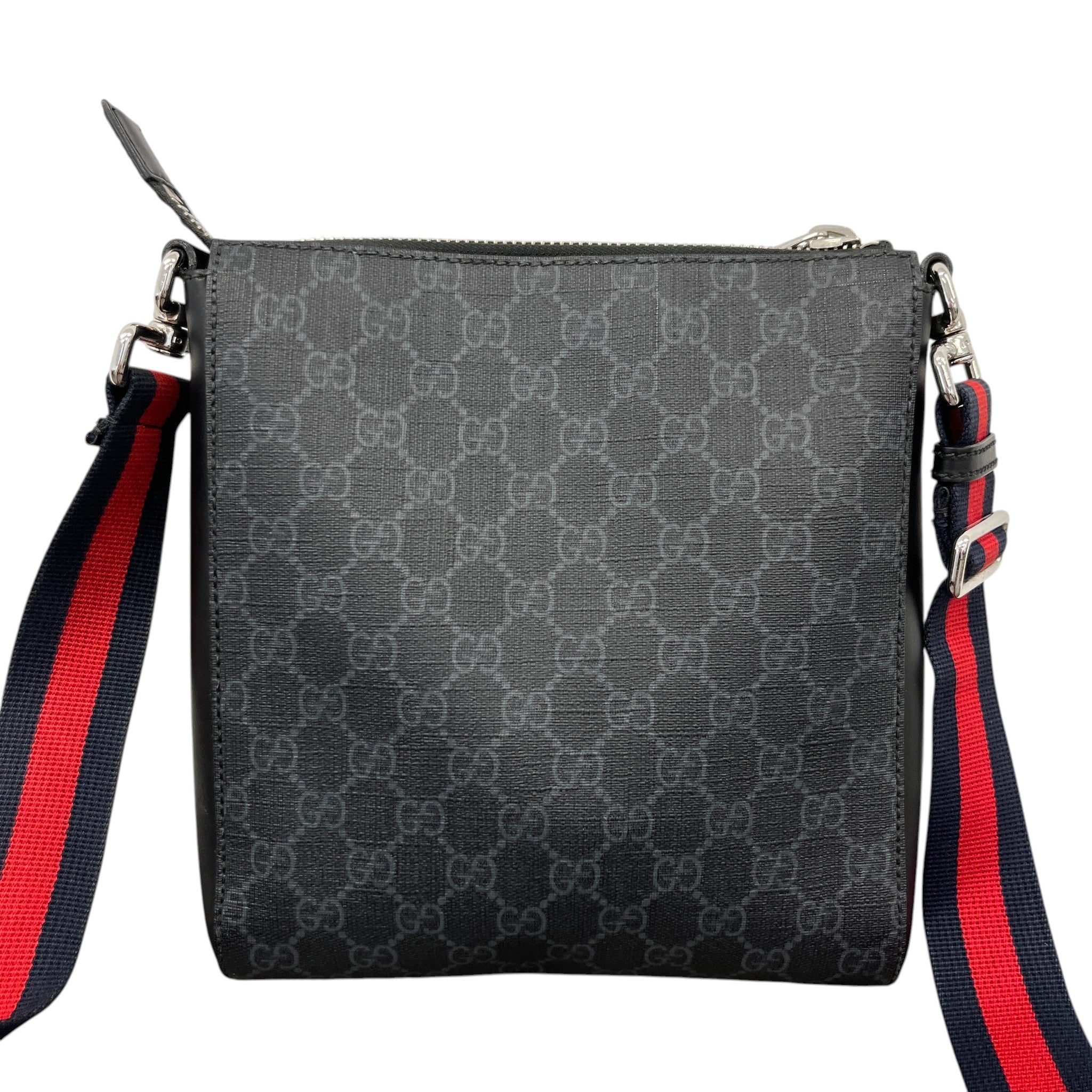 Men's Small Gg Supreme Messenger Bag Black