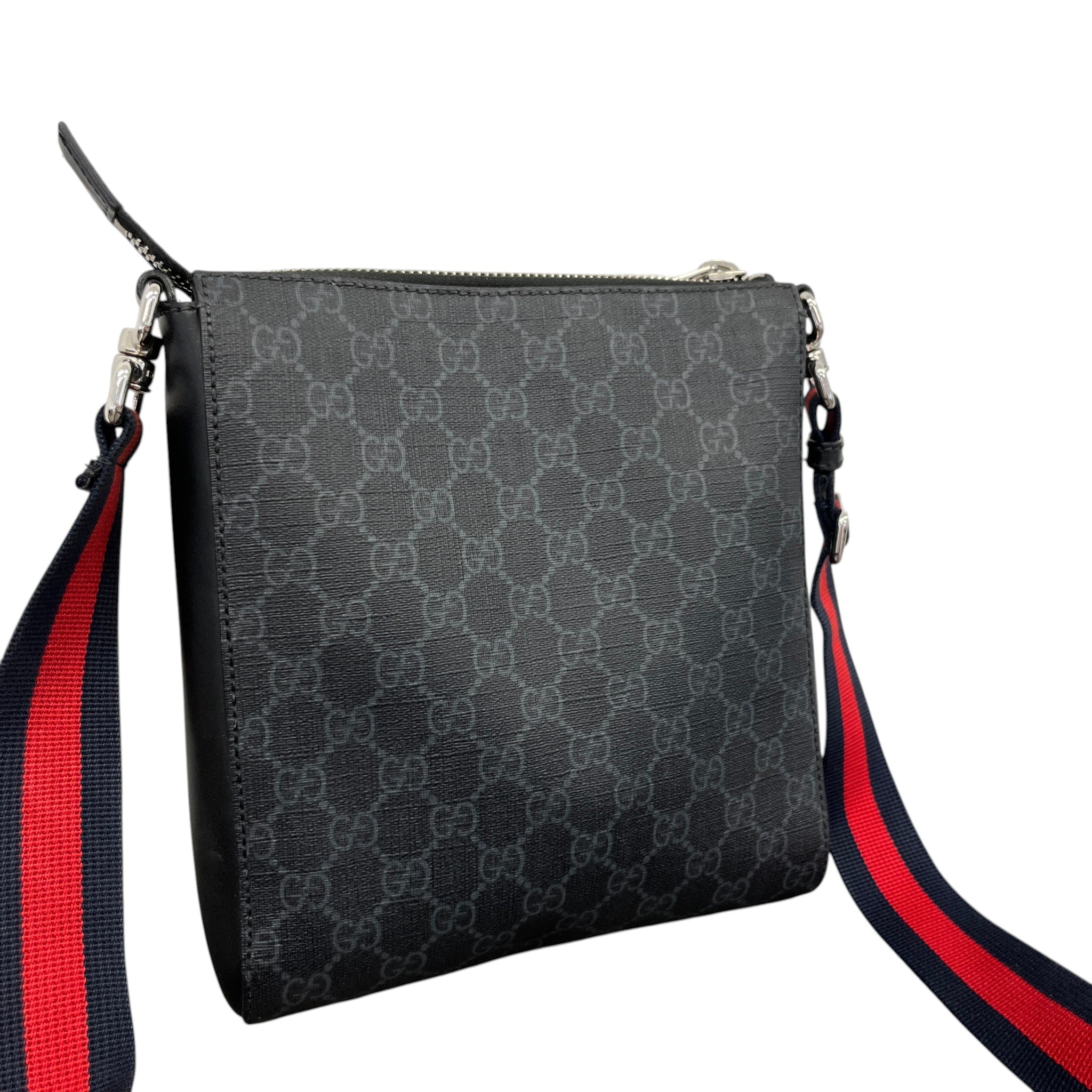 Men's Small Gg Supreme Messenger Bag Black