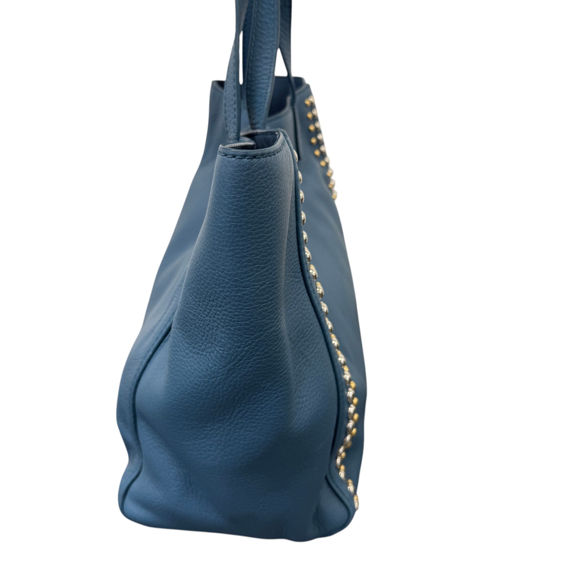 Women's Tessie Studded Tote Handbag Blue