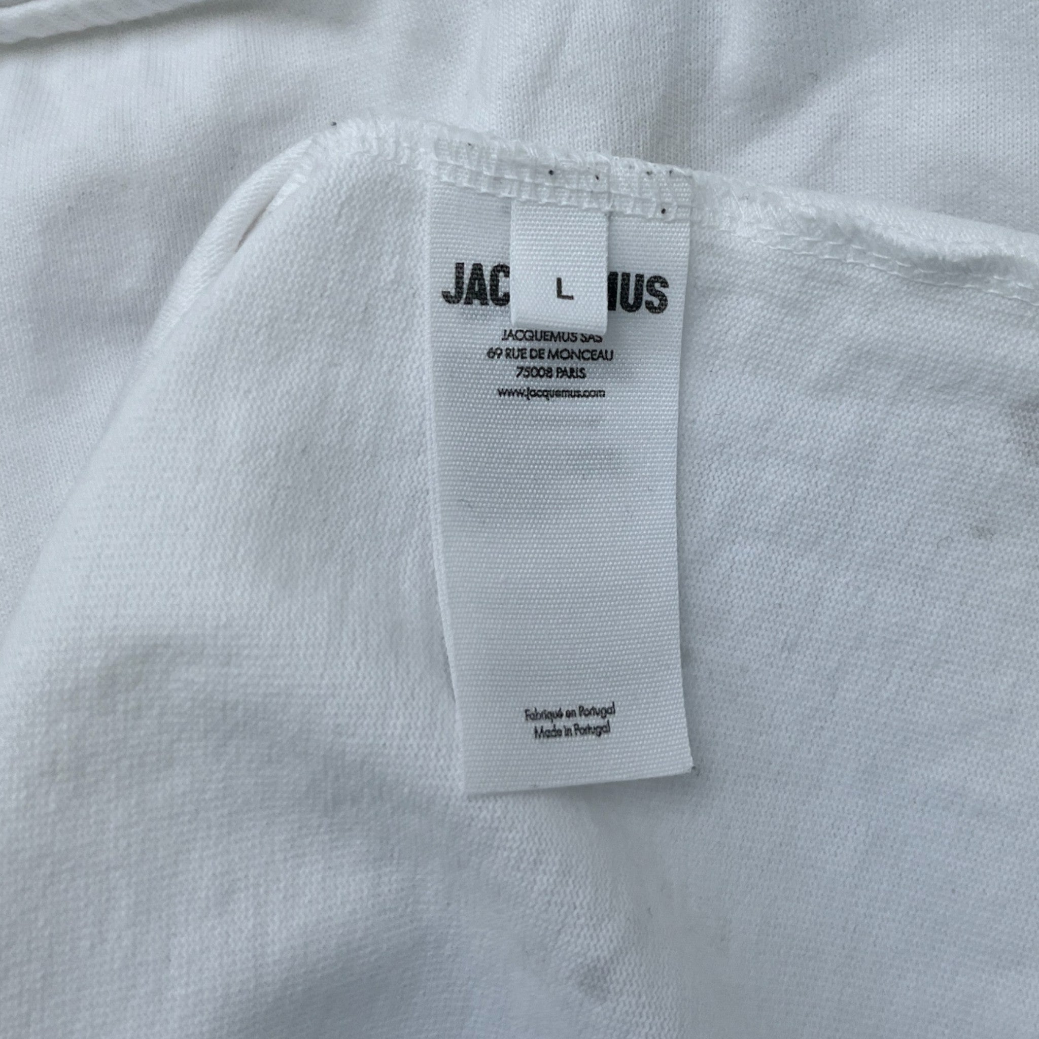 Men's Gros Grain T-Shirt White Size L