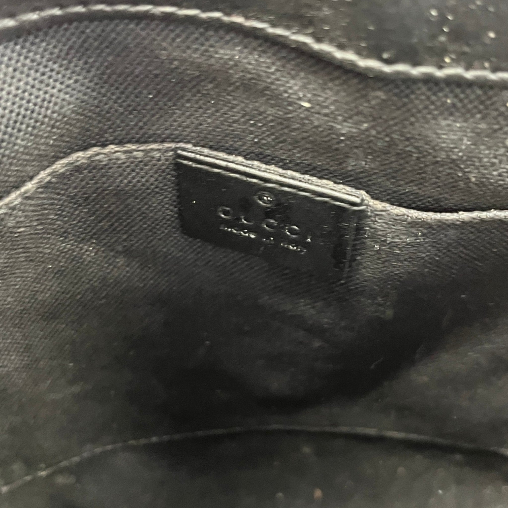 Men's Small Gg Supreme Messenger Bag Black