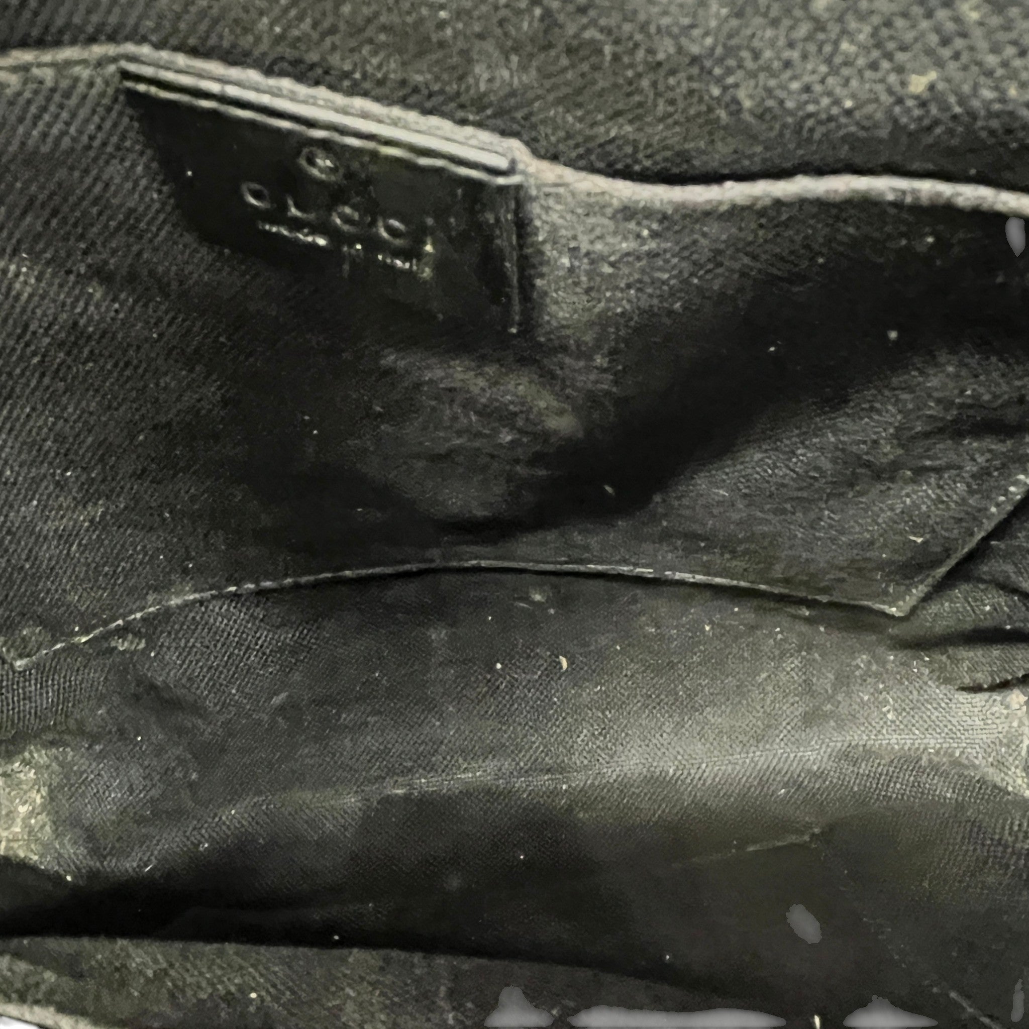 Men's Small Gg Supreme Messenger Bag Black