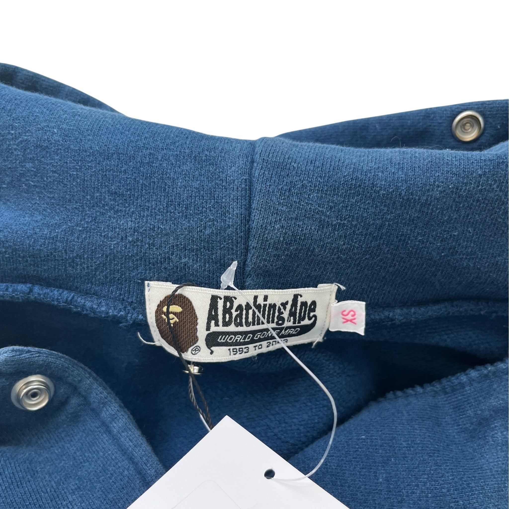 Men's Star Patch Varsity Jacket Blue Size XS