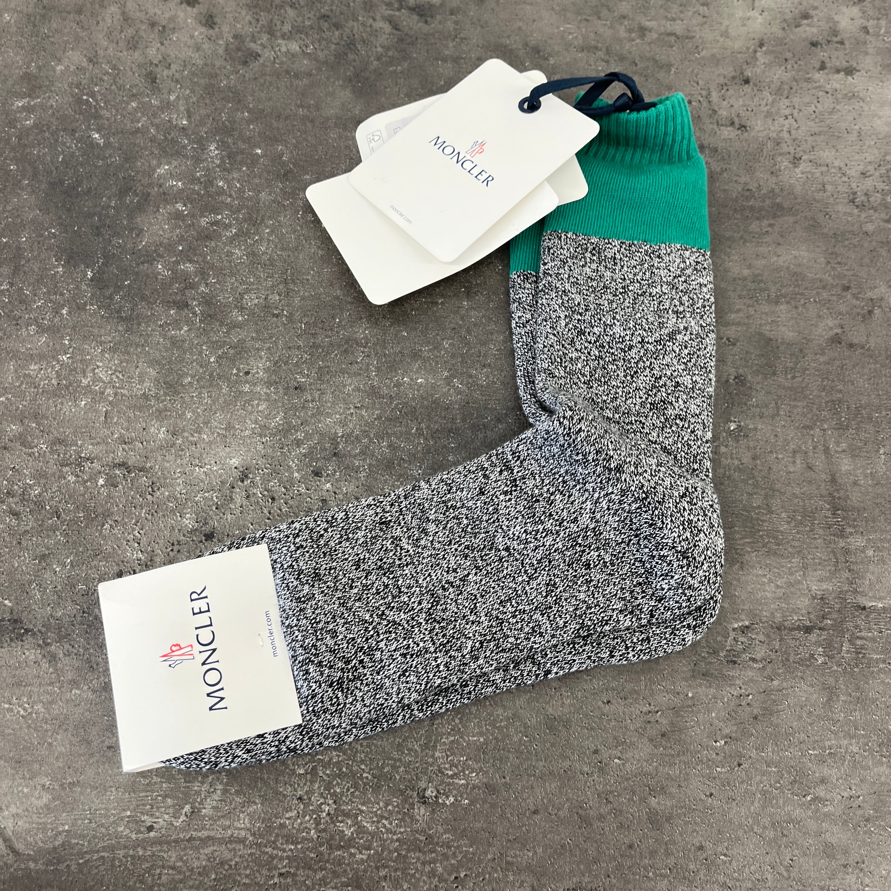 Men's Stripe Detail Socks Cream Size L