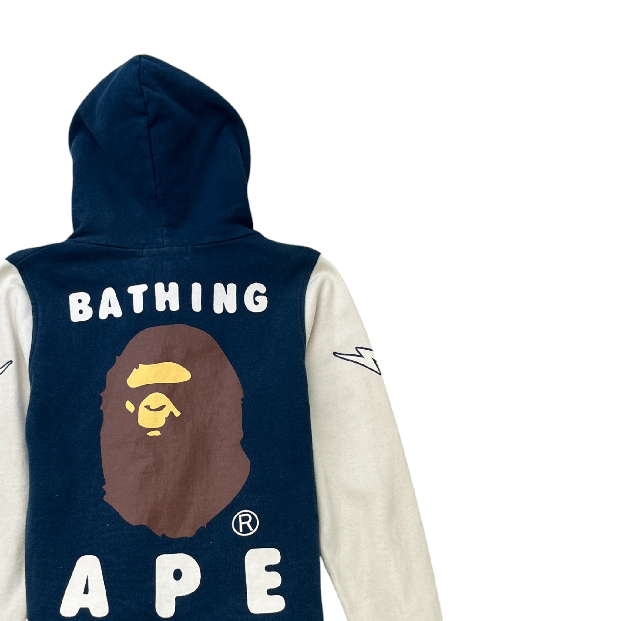 Men's Star Patch Varsity Jacket Blue Size XS