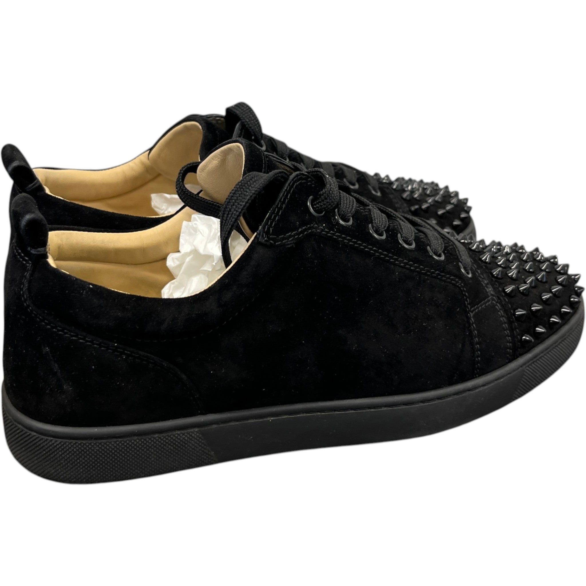 Men's Louis Junior Spikes Low Trainers Black Size EU 42.5 / UK 8.5