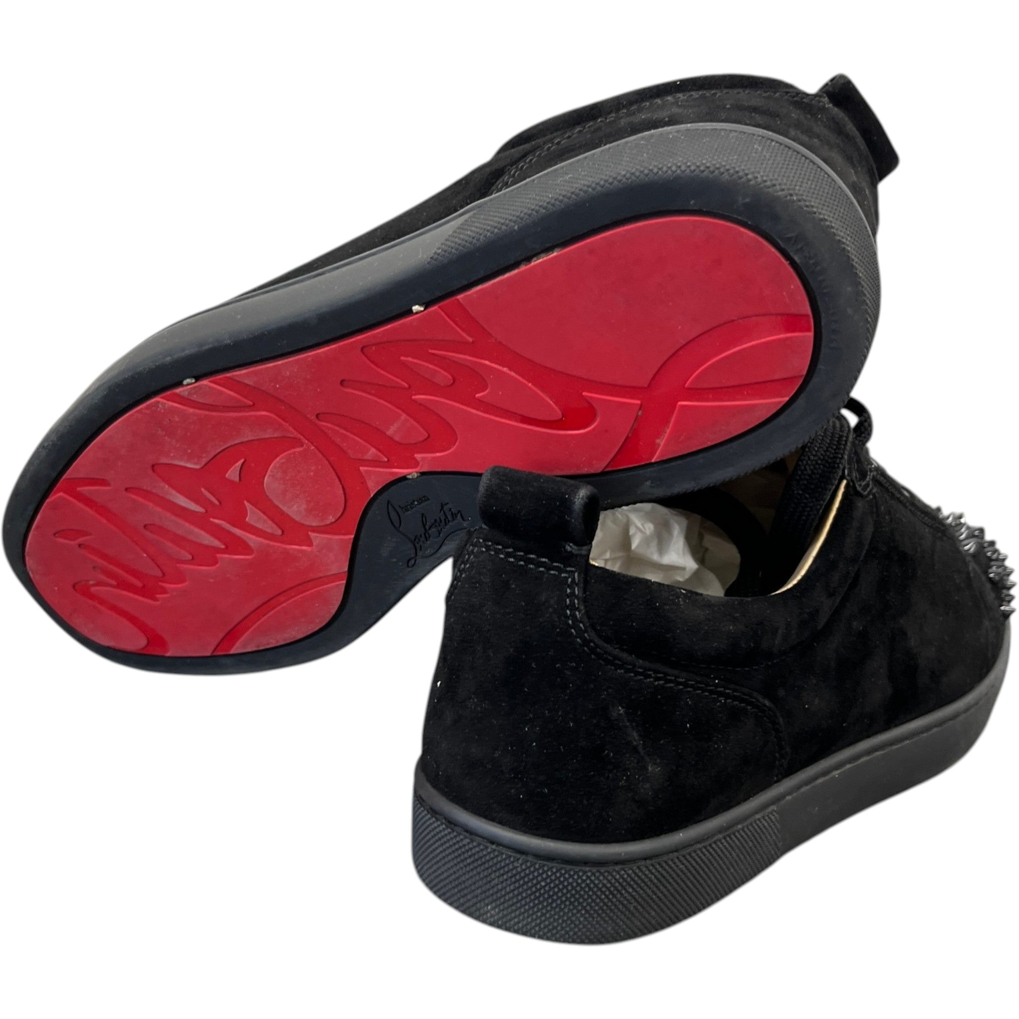 Men's Louis Junior Spikes Low Trainers Black Size EU 42.5 / UK 8.5