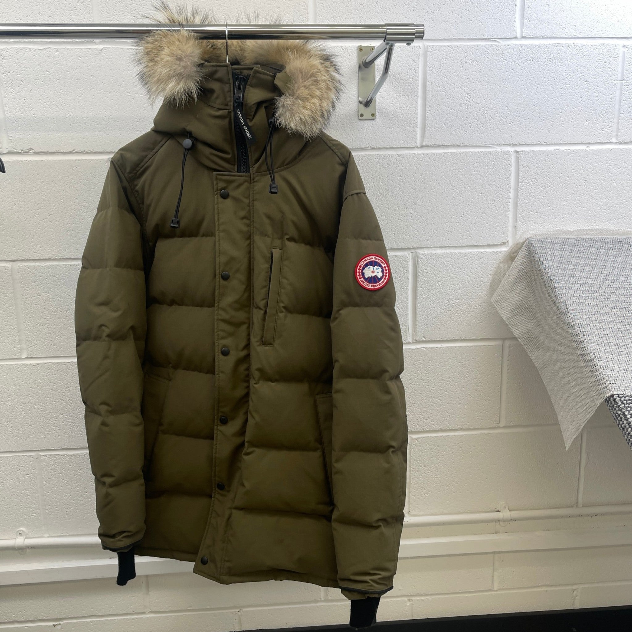 Men's Carson Down Jacket Khaki Size XL
