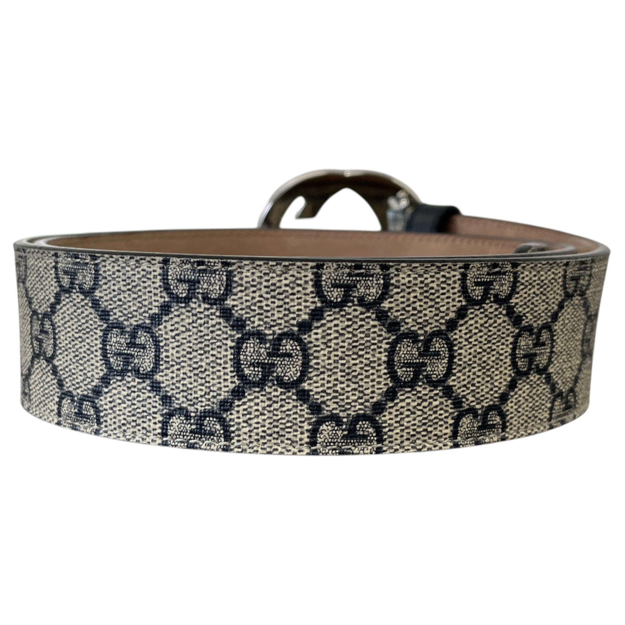 Men's Gg Supreme Belt Beige Size Waist 30"