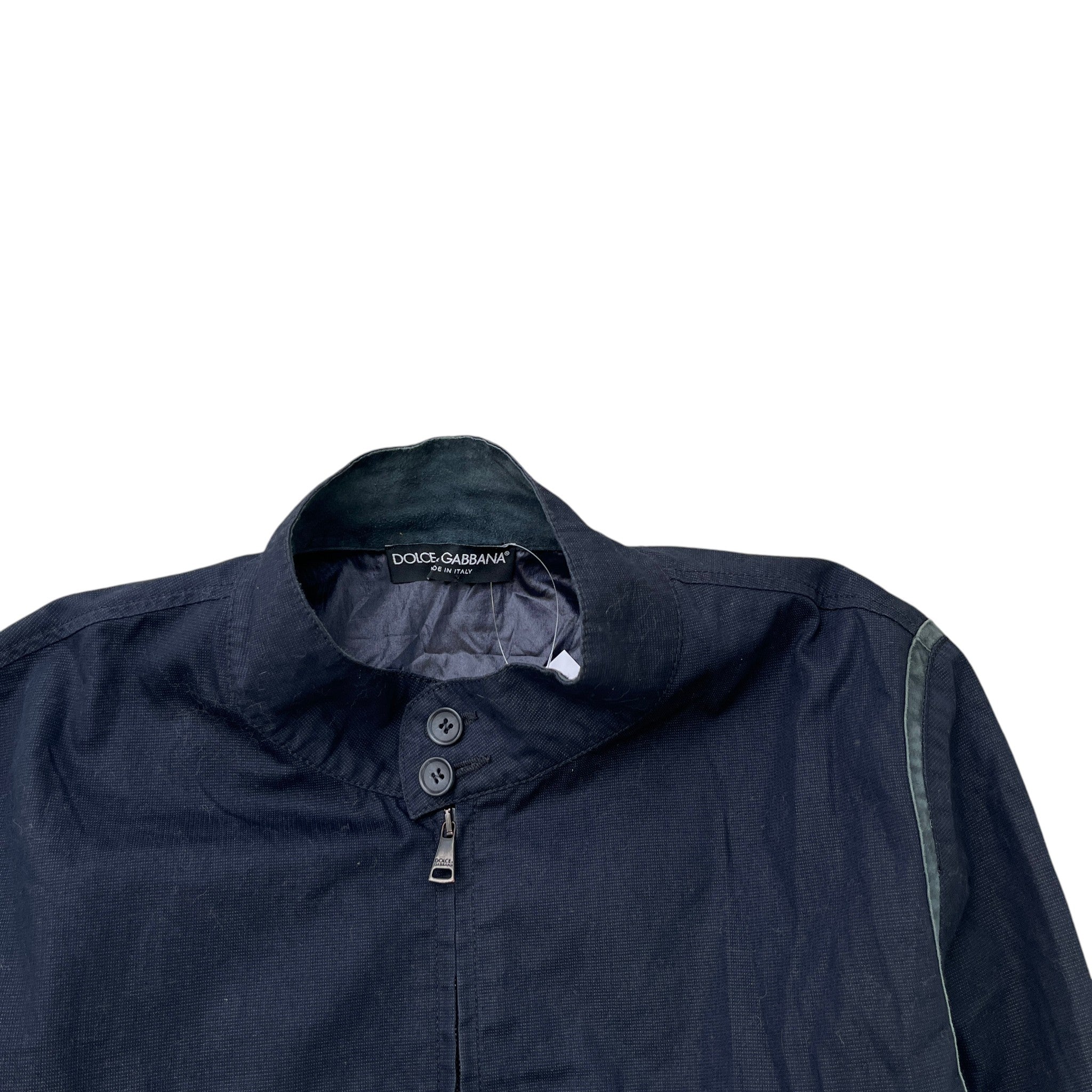 Men's Plaque Logo Jacket Navy Size IT 56 / XXXL
