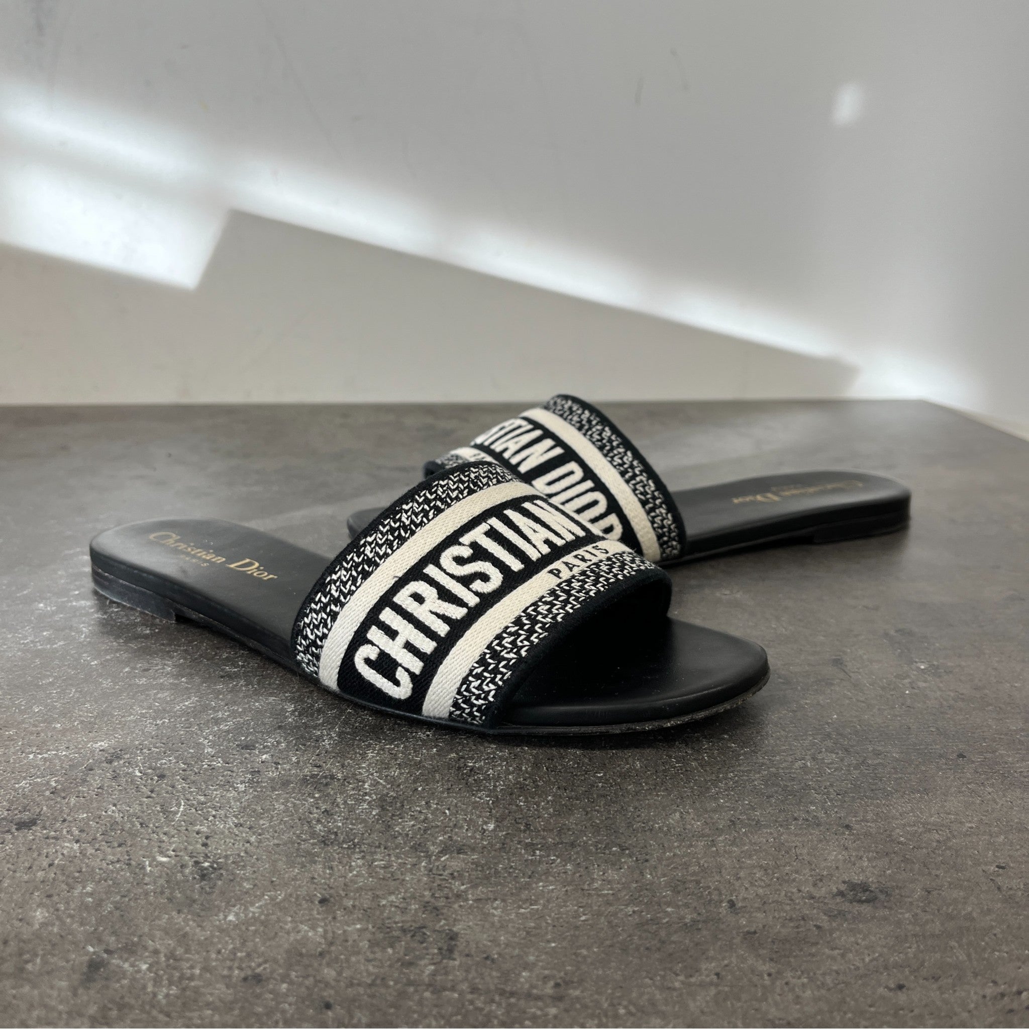 Women's Dway Slides Black Size EU 36.5 / UK 3.5