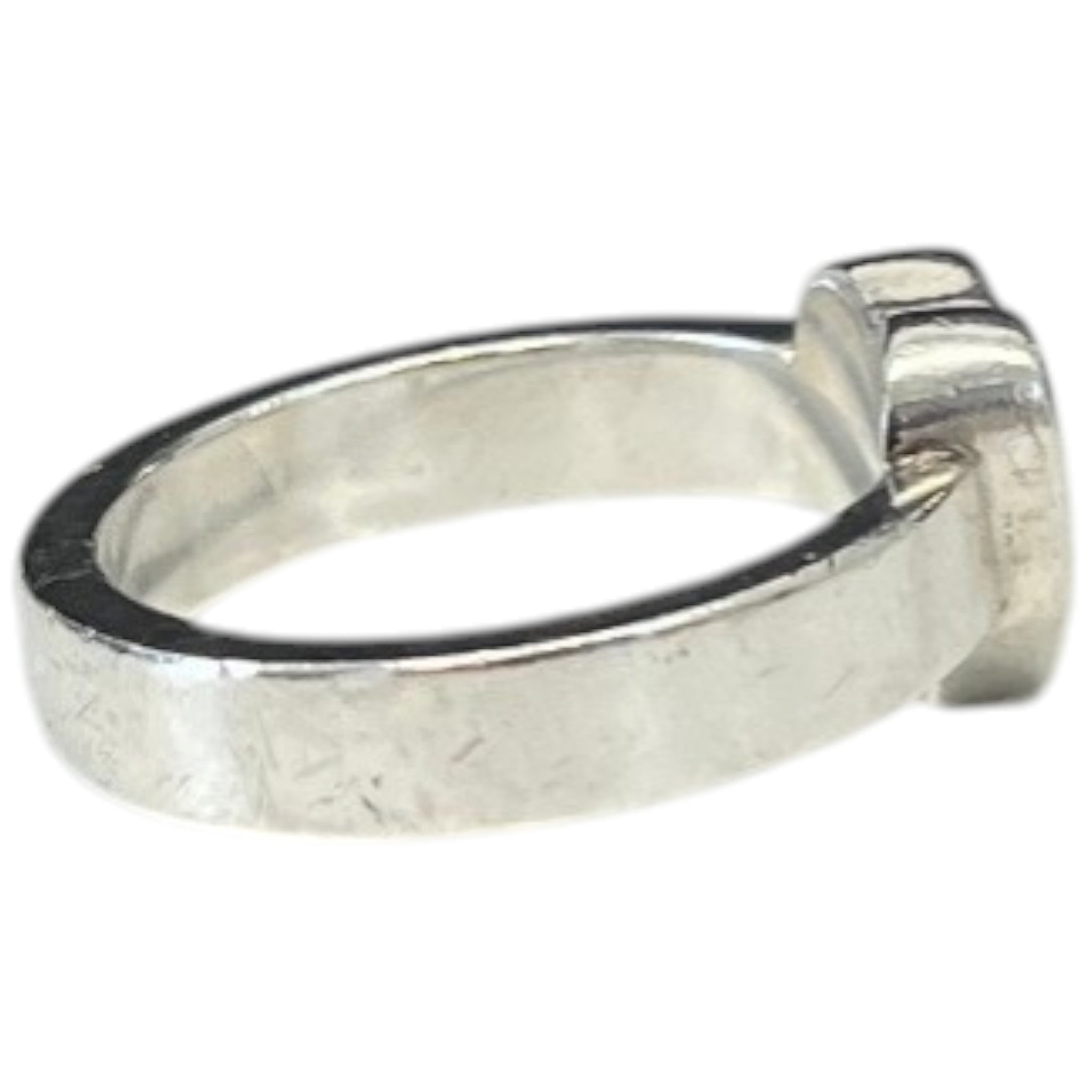 Women's Trademark Heart Size 13 Silver Ring Silver