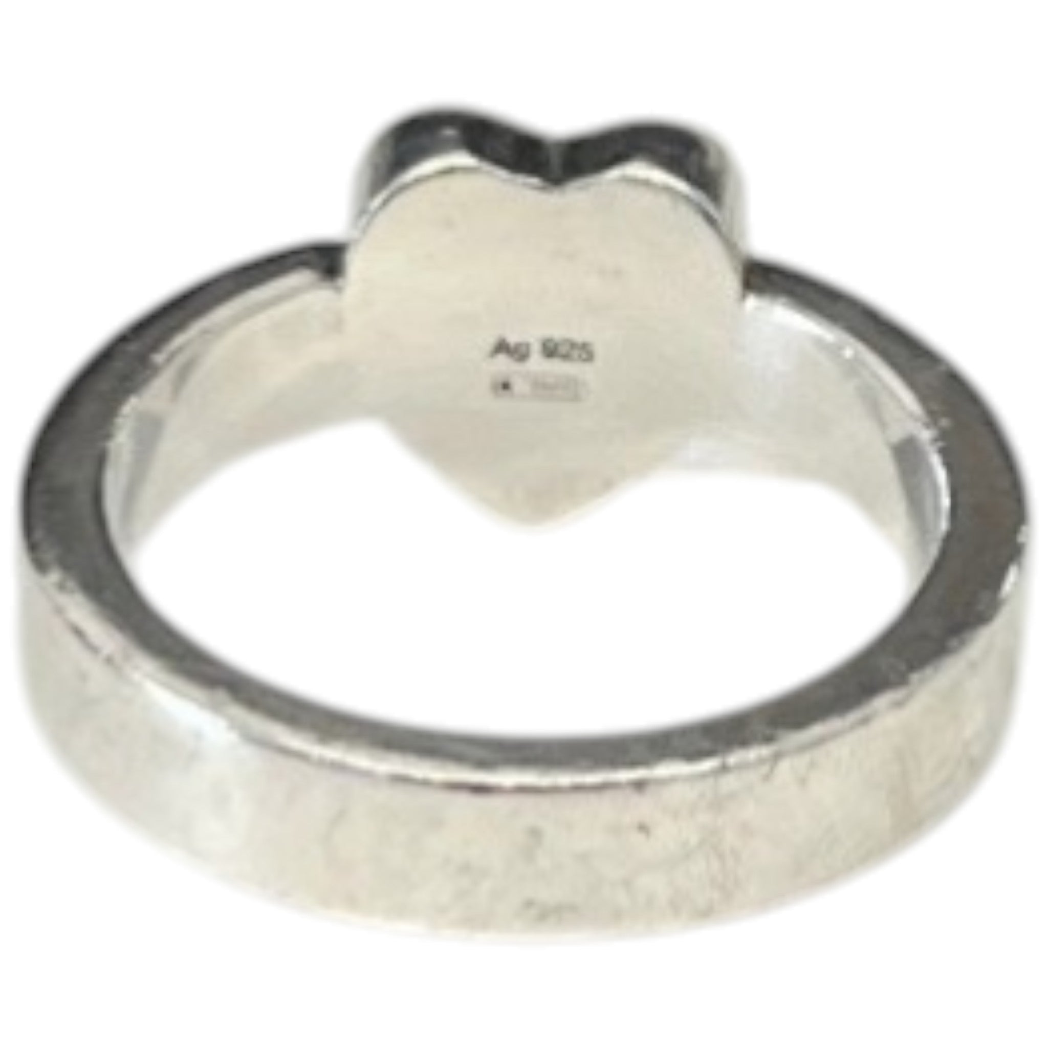 Women's Trademark Heart Size 13 Silver Ring Silver