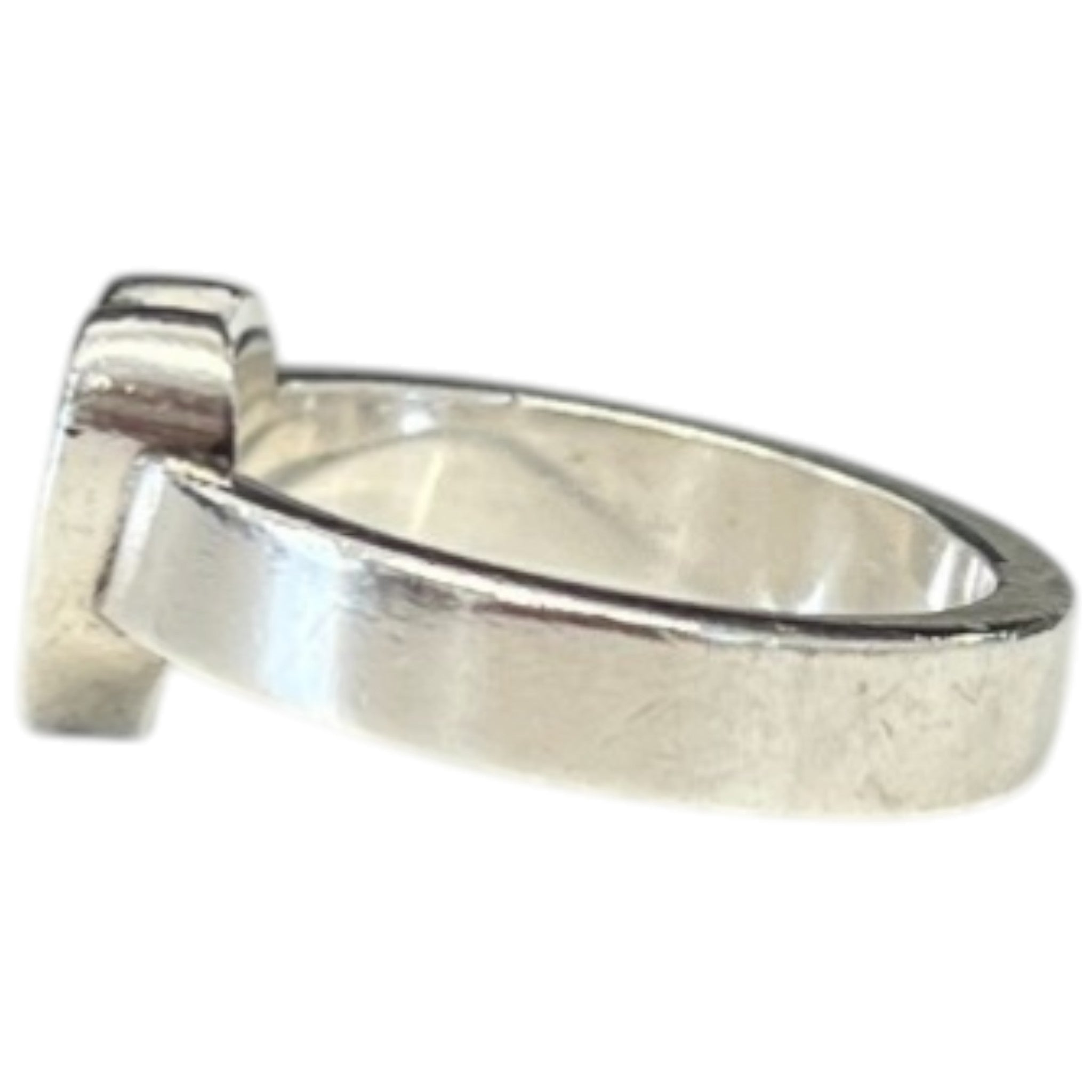 Women's Trademark Heart Size 13 Silver Ring Silver