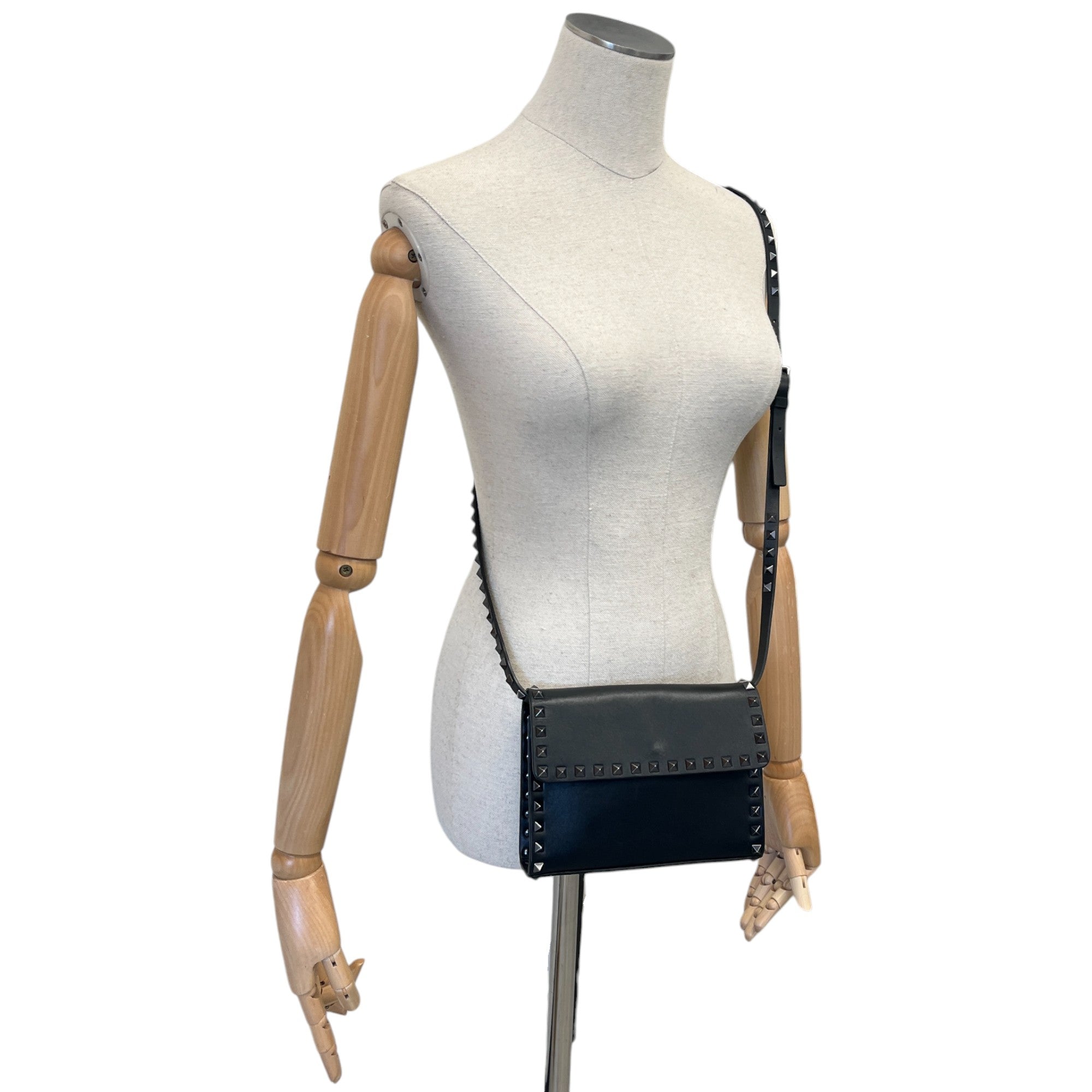 Women's Rockstud Bag Black