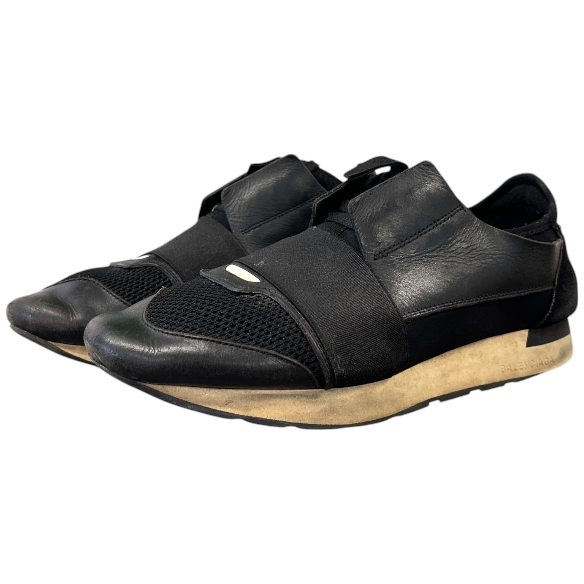 Men's Race Runner Low Trainers Black Size EU 41 / UK 7