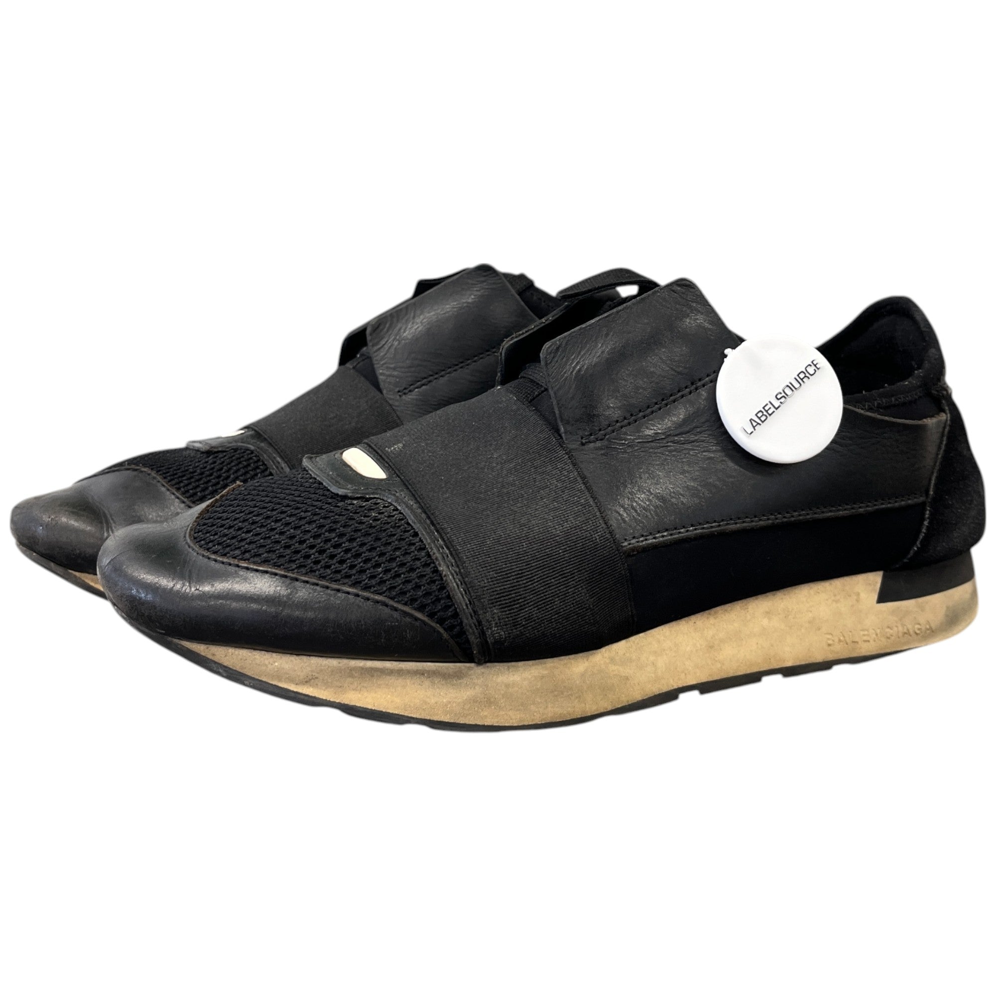 Men's Race Runner Low Trainers Black Size EU 41 / UK 7