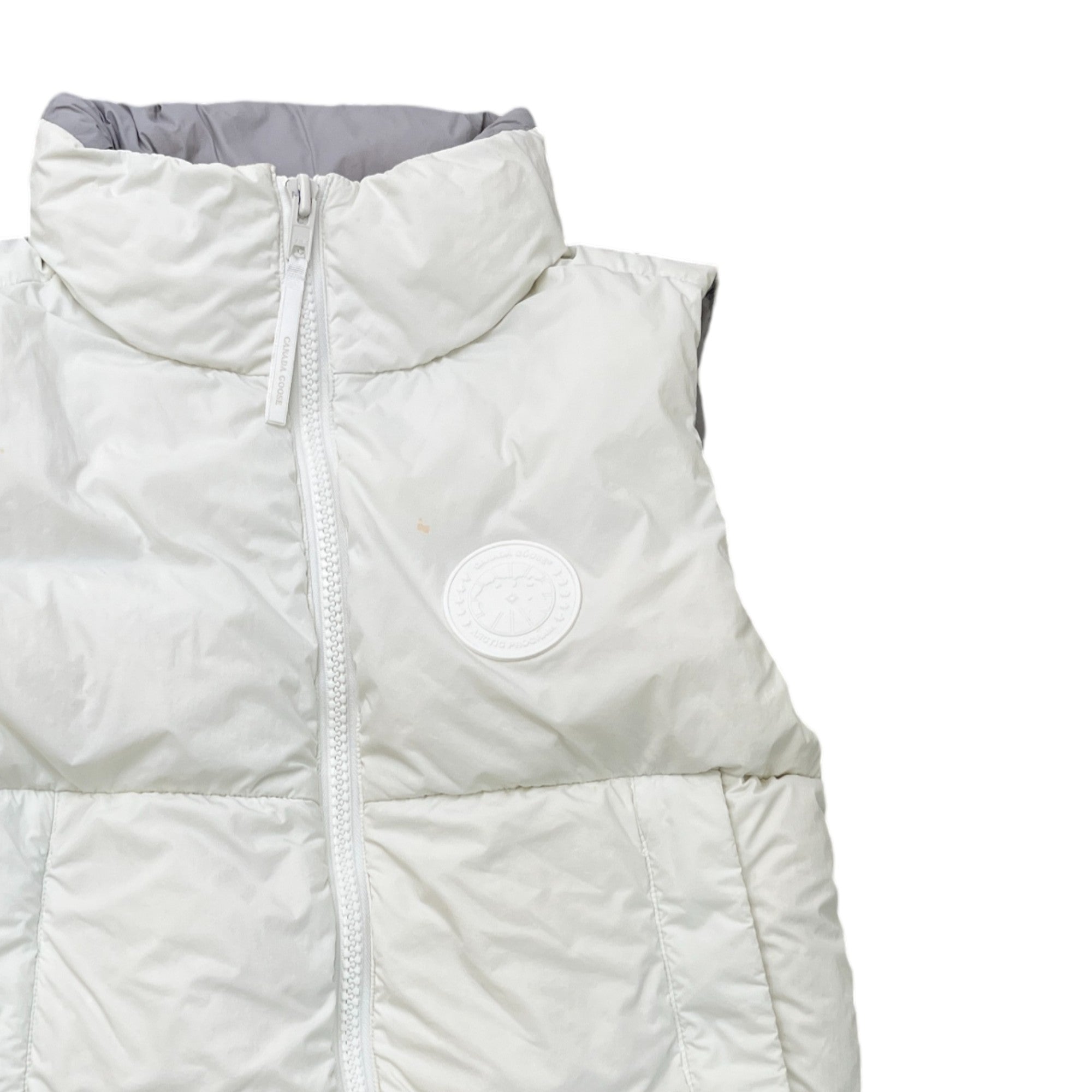 Men's Lawrence Puffer Gilet White Size S