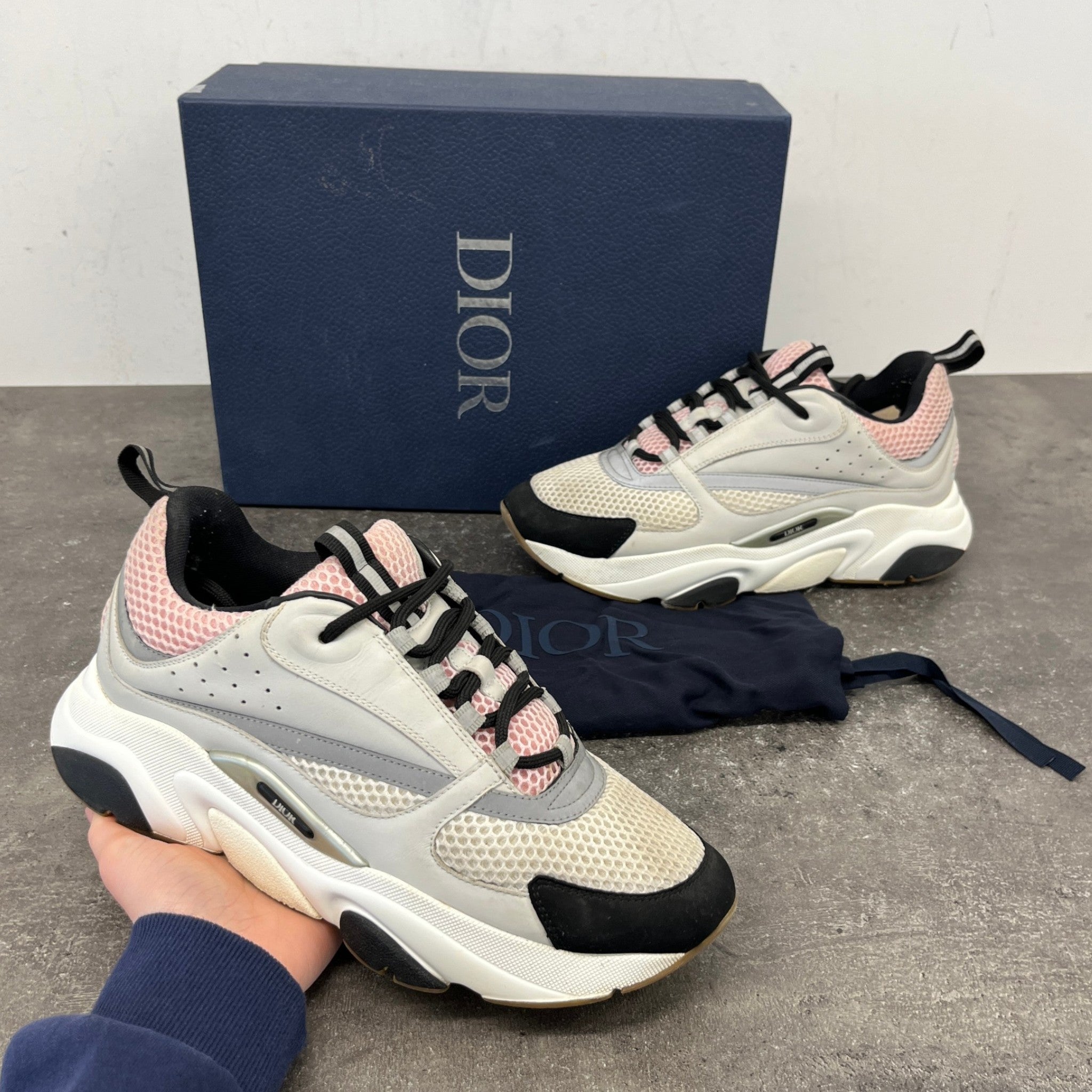 Men's B22 Low Trainers Grey Size EU 42 / UK 8