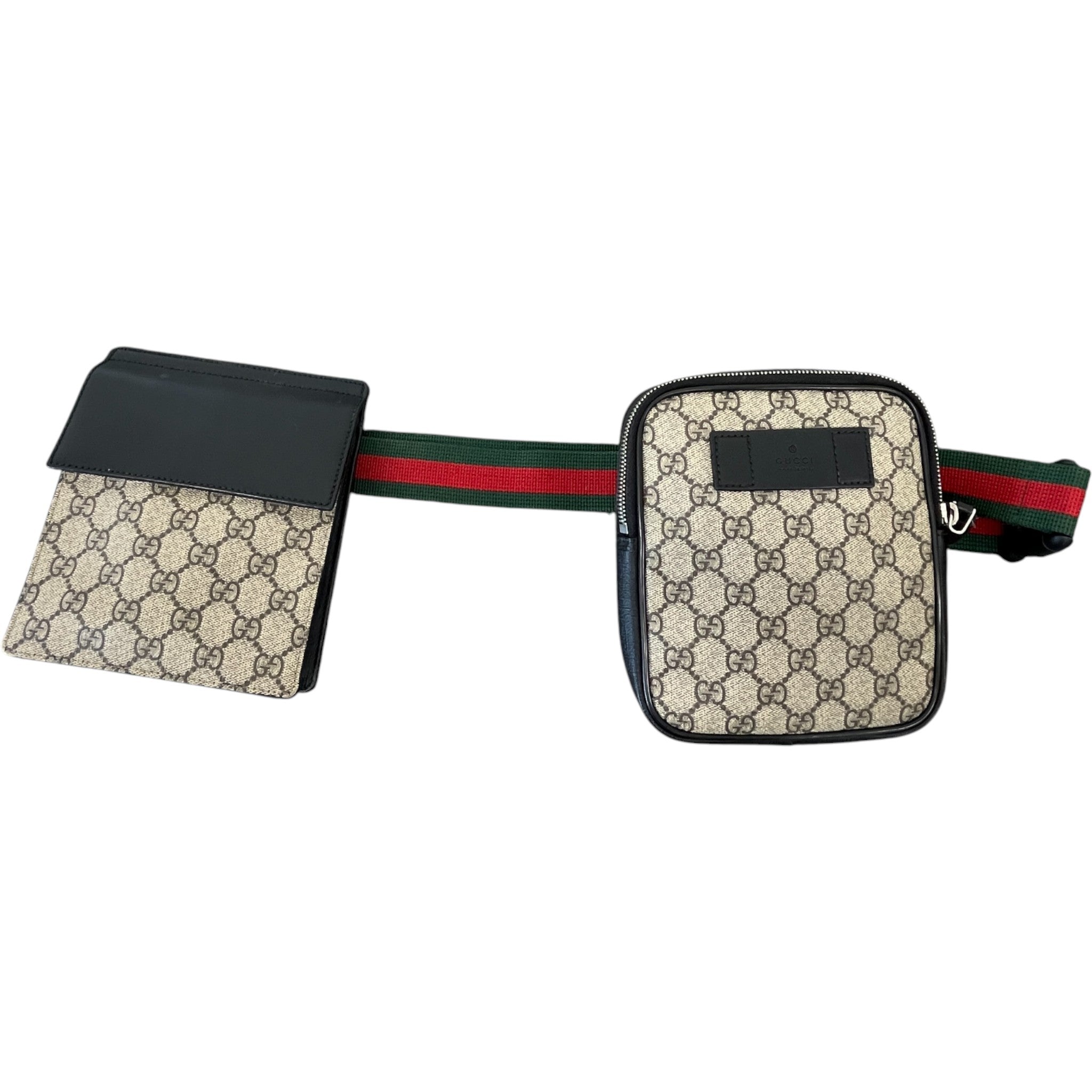 Men's Gg Supreme Web Belt Bag Beige