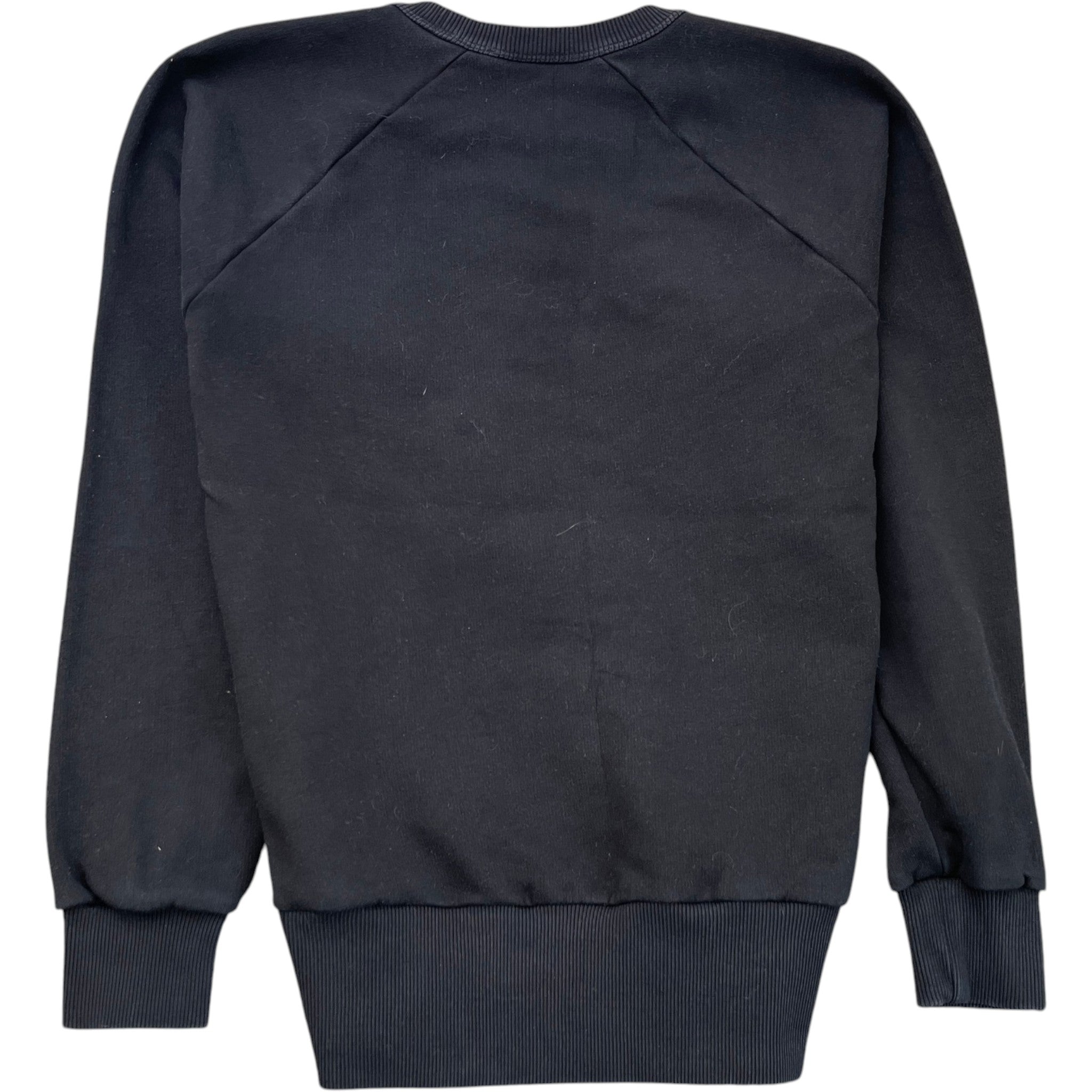 Men's Logo Print Sweatshirt Black Size S