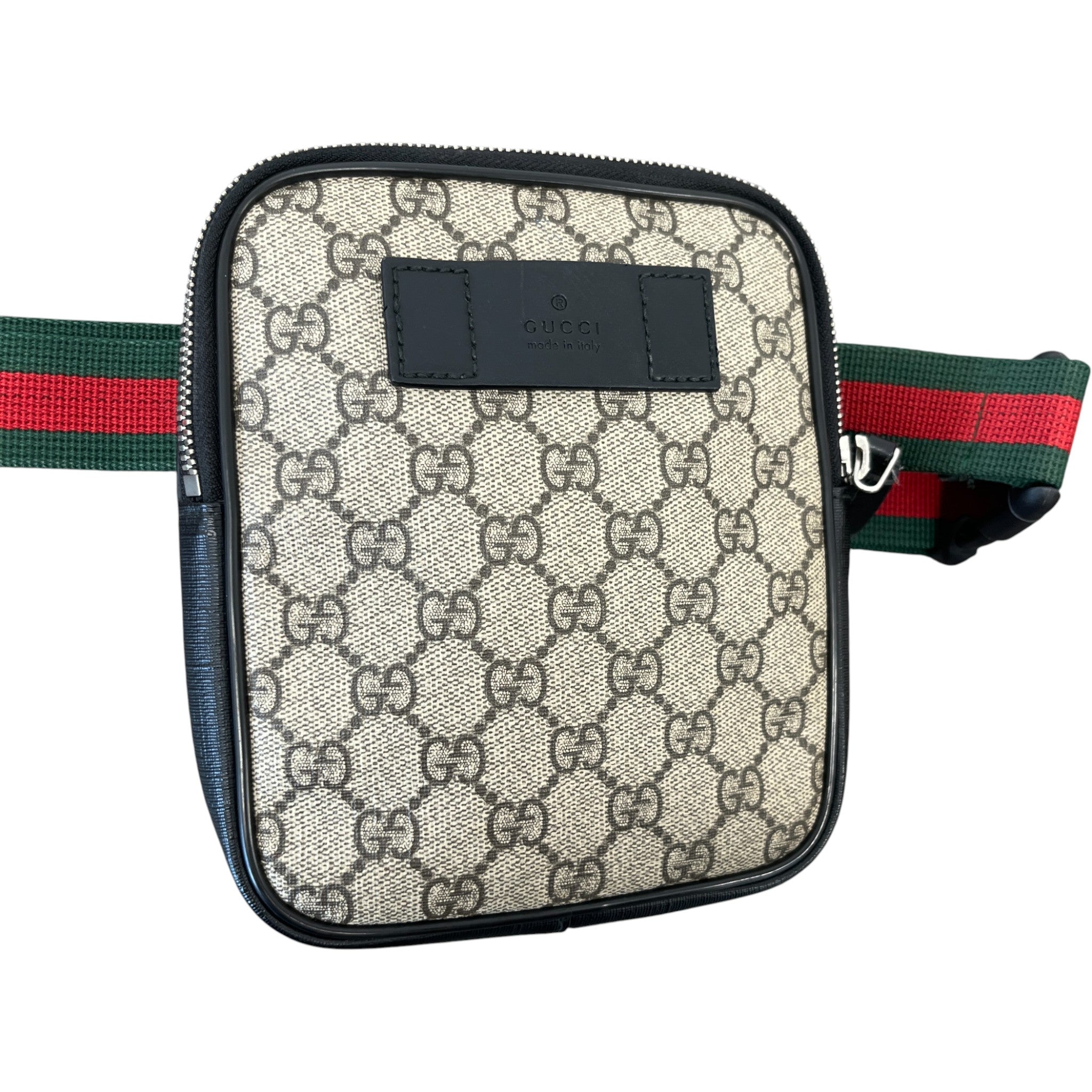 Men's Gg Supreme Web Belt Bag Beige