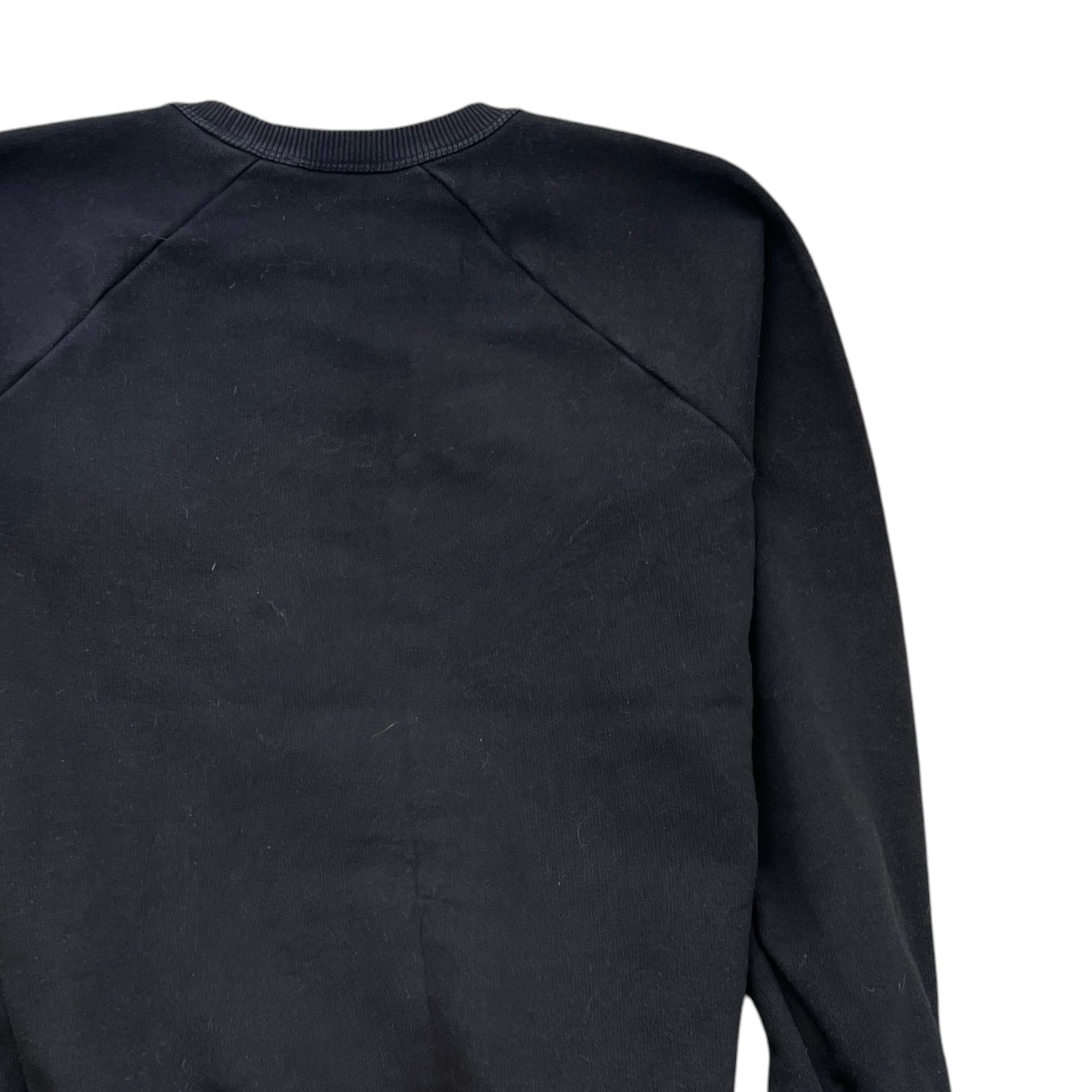 Men's Logo Print Sweatshirt Black Size S