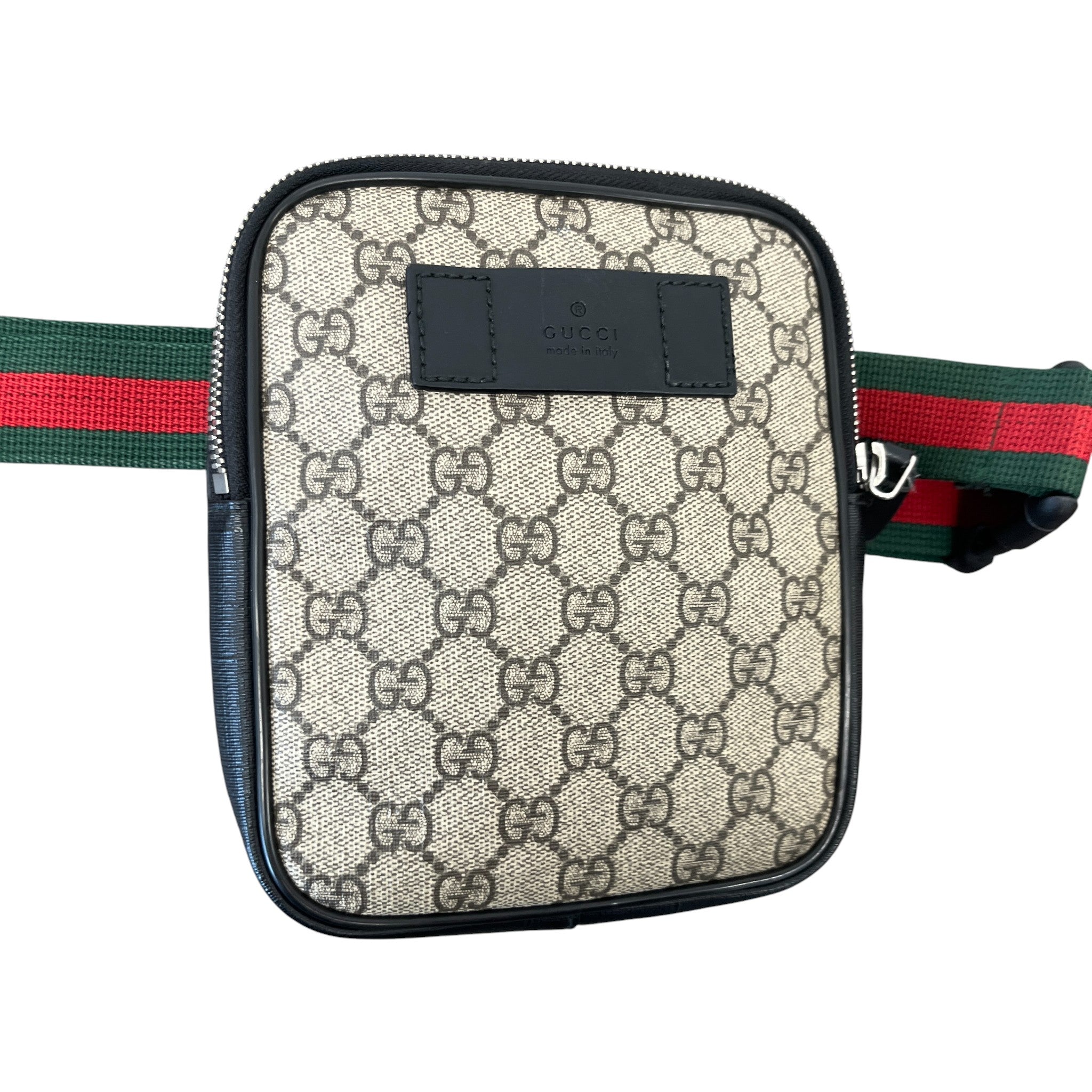 Men's Gg Supreme Web Belt Bag Beige