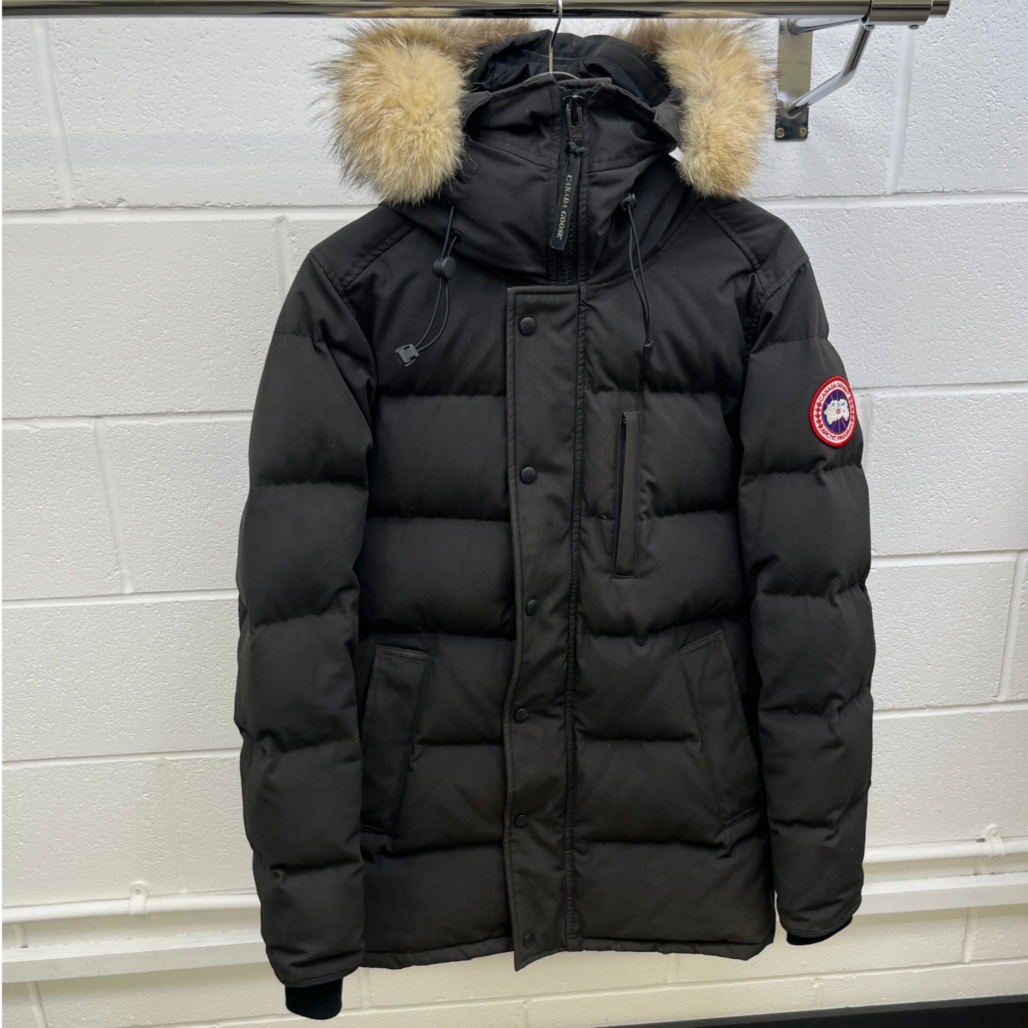 Men's Carson Parka Down Jacket Black Size S