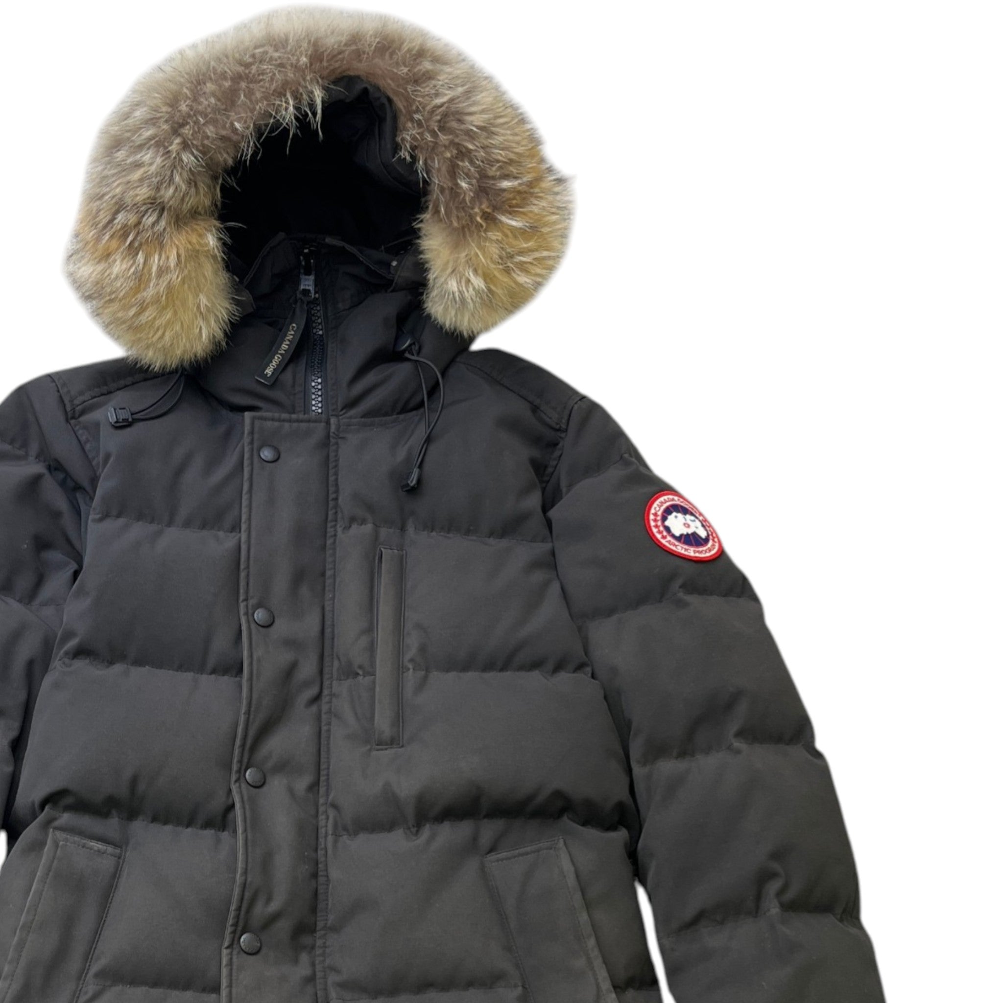 Men's Carson Parka Down Jacket Black Size S