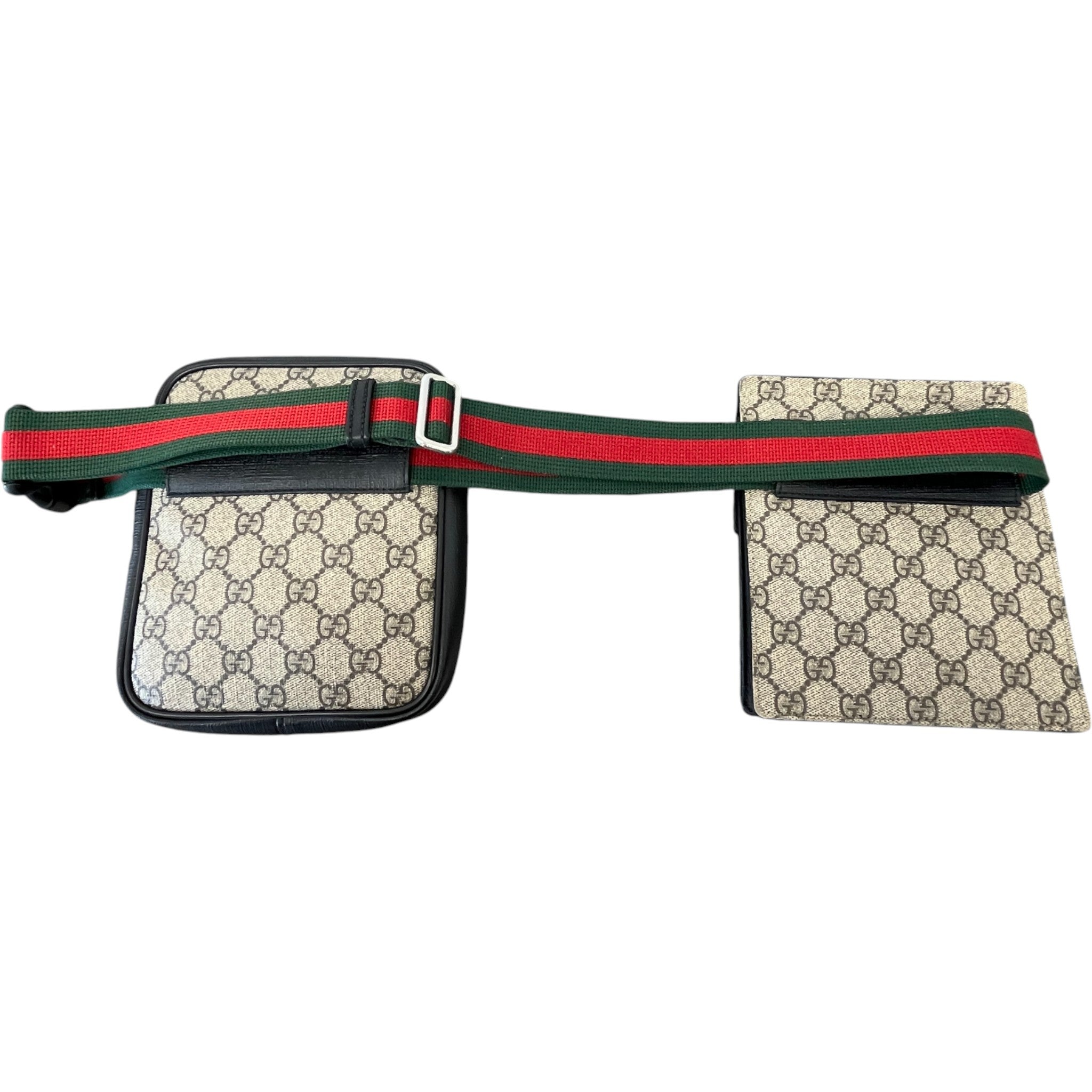 Men's Gg Supreme Web Belt Bag Beige