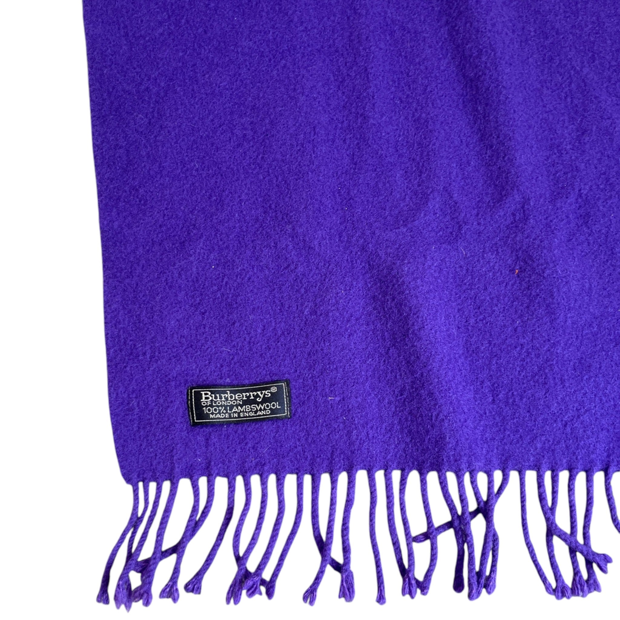Women's Embroidered Logo Scarf Purple