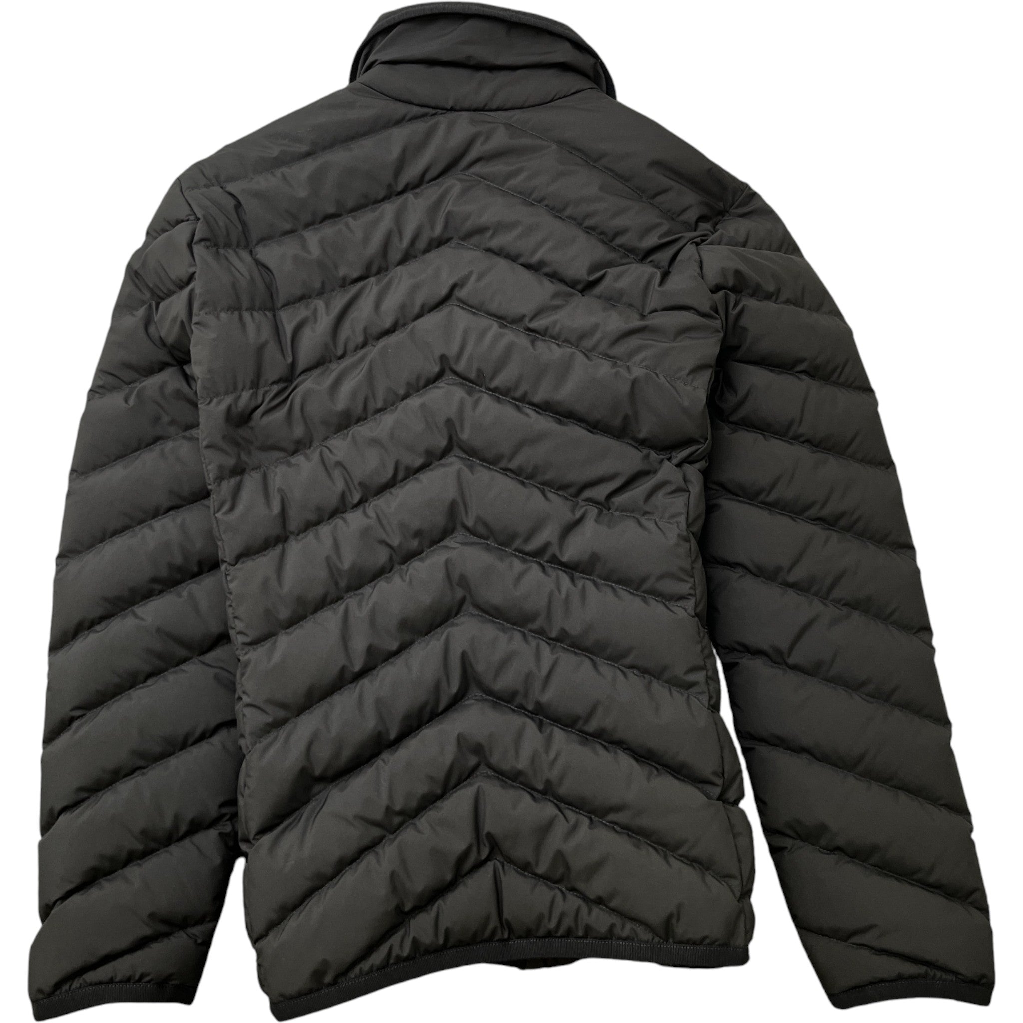 Women's Quilted Plaque Logo Jacket Black Size IT 38 / UK 6