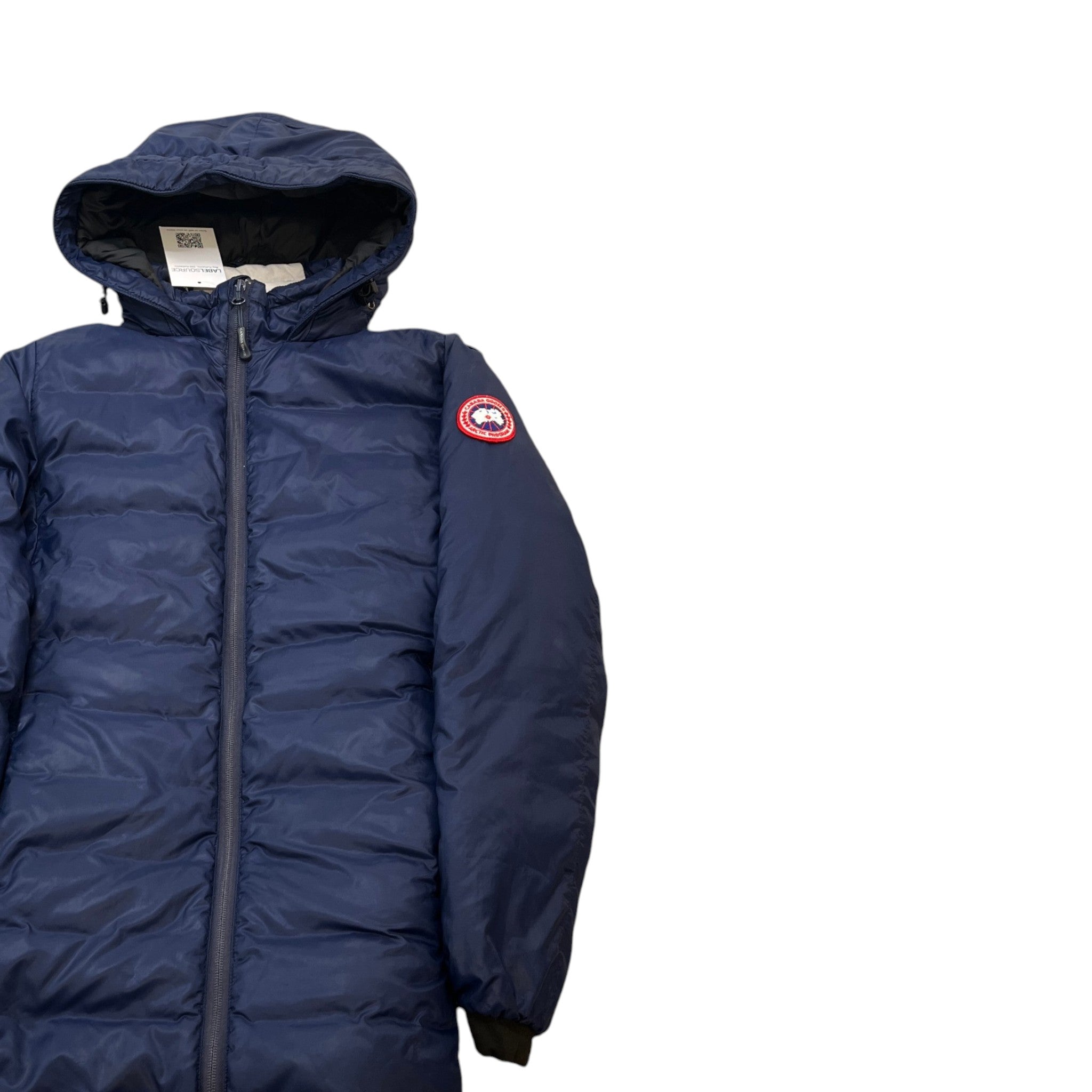 Women's Camp Hooded Down Jacket Navy Size XS
