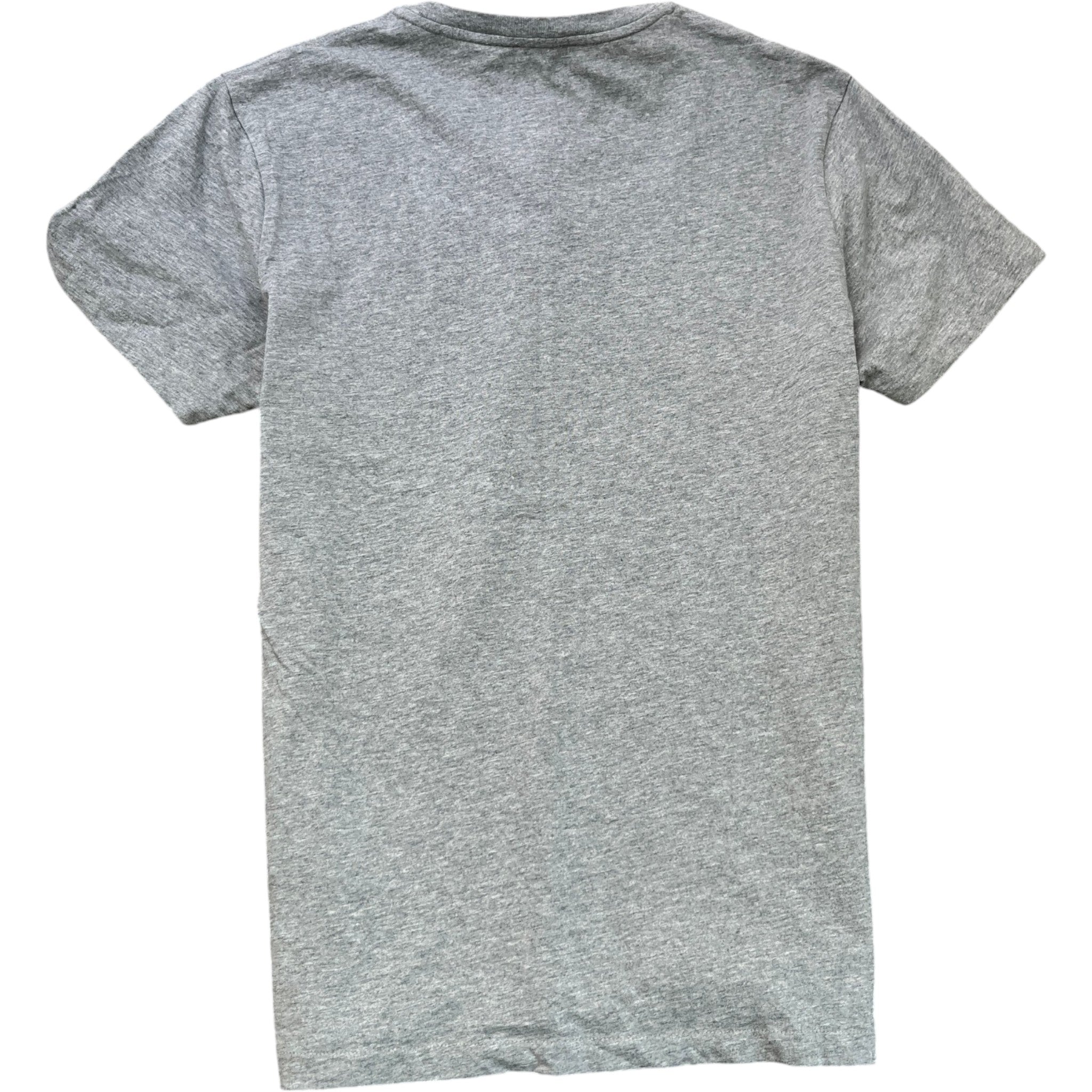 Men's Embroidered Logo T-Shirt Grey Size M