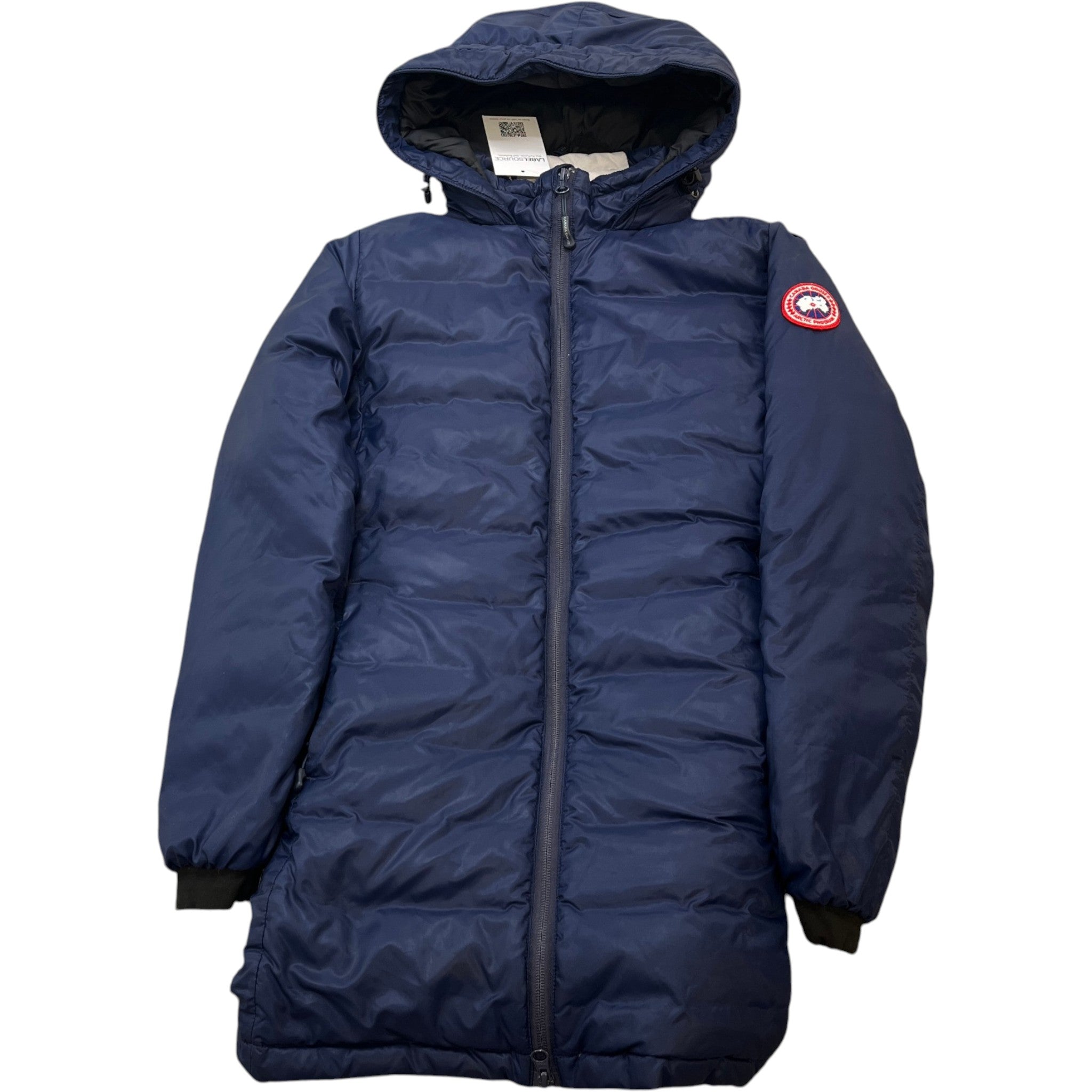 Women's Camp Hooded Down Jacket Navy Size XS