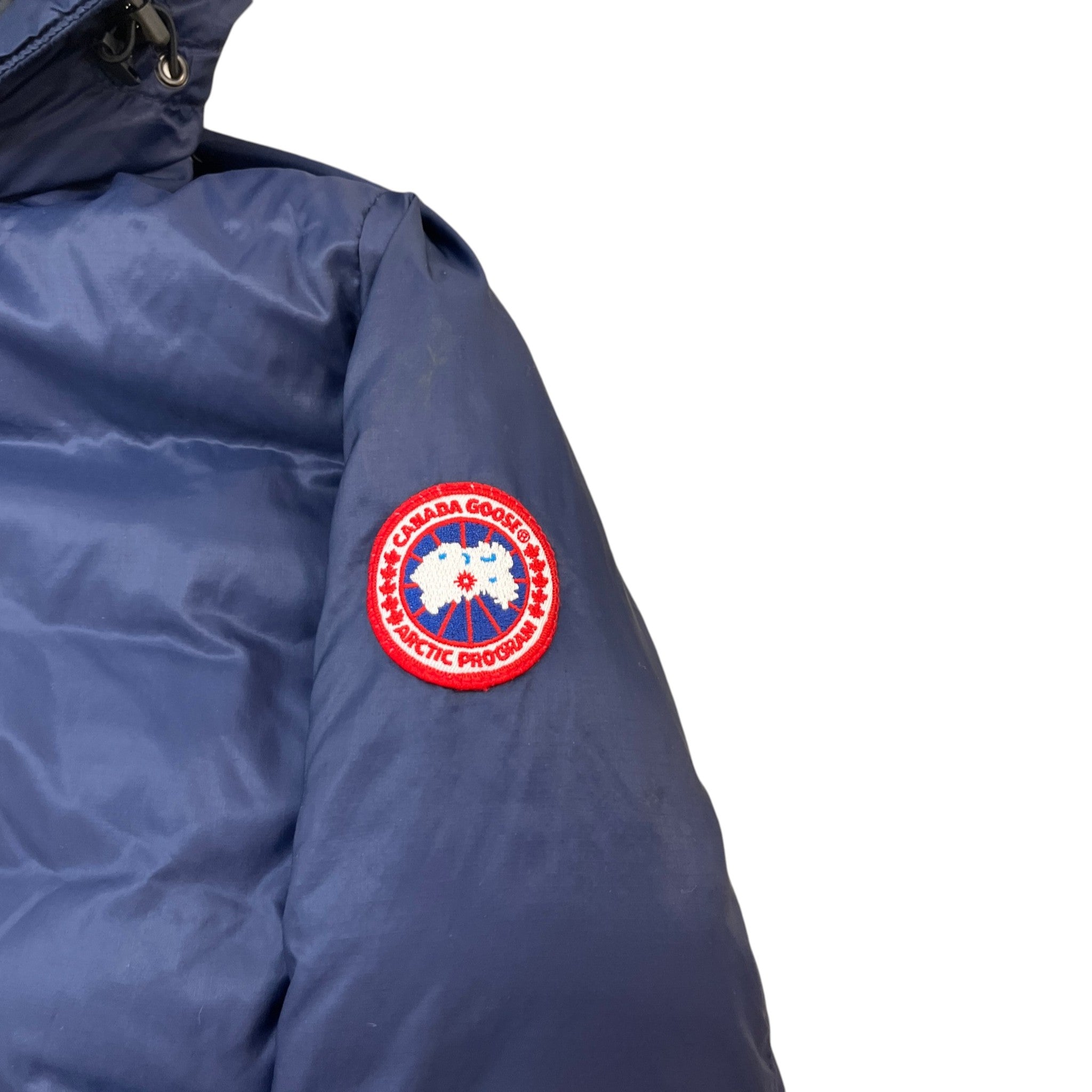 Women's Camp Hooded Down Jacket Navy Size XS