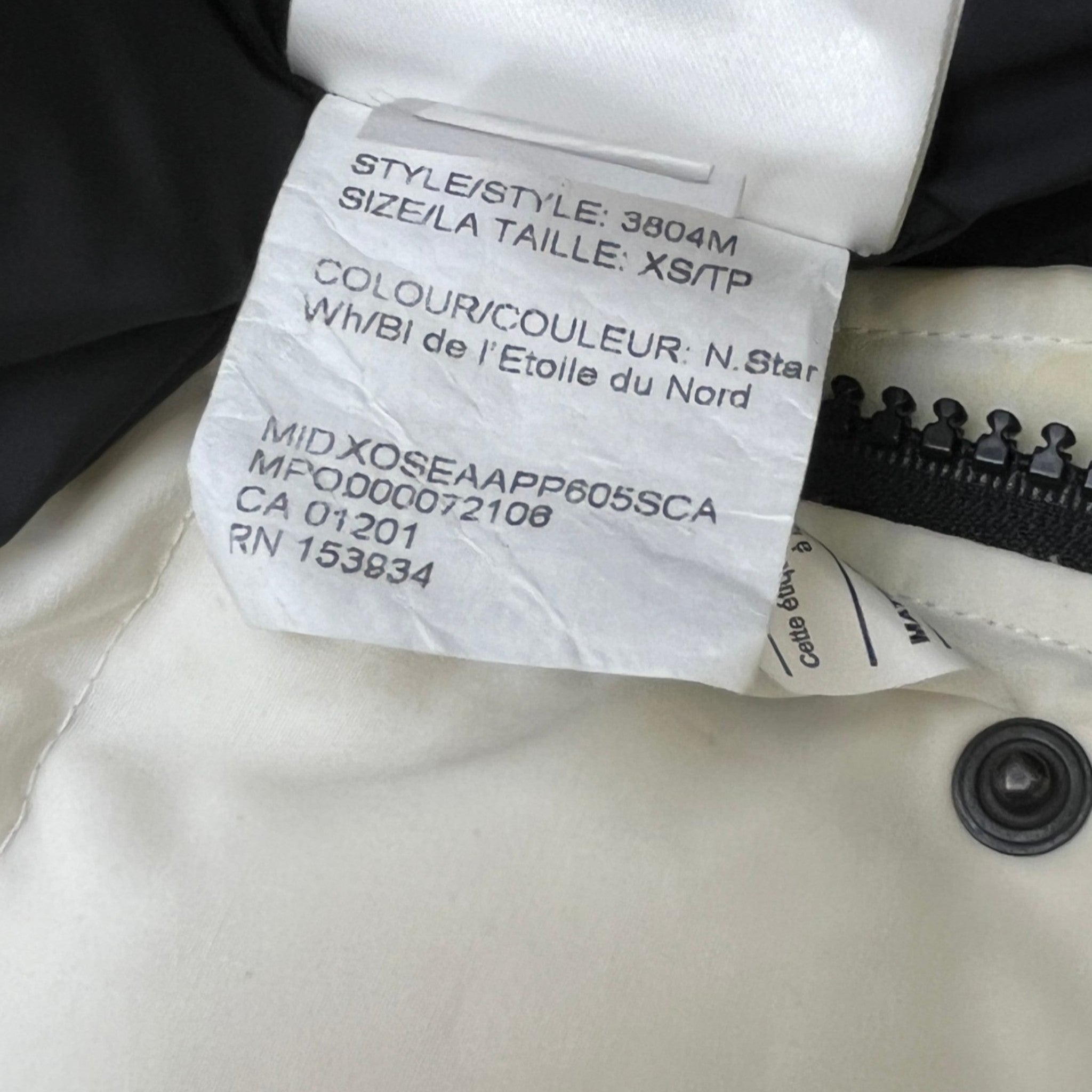 Men's Macmillan Down Jacket White Size XS