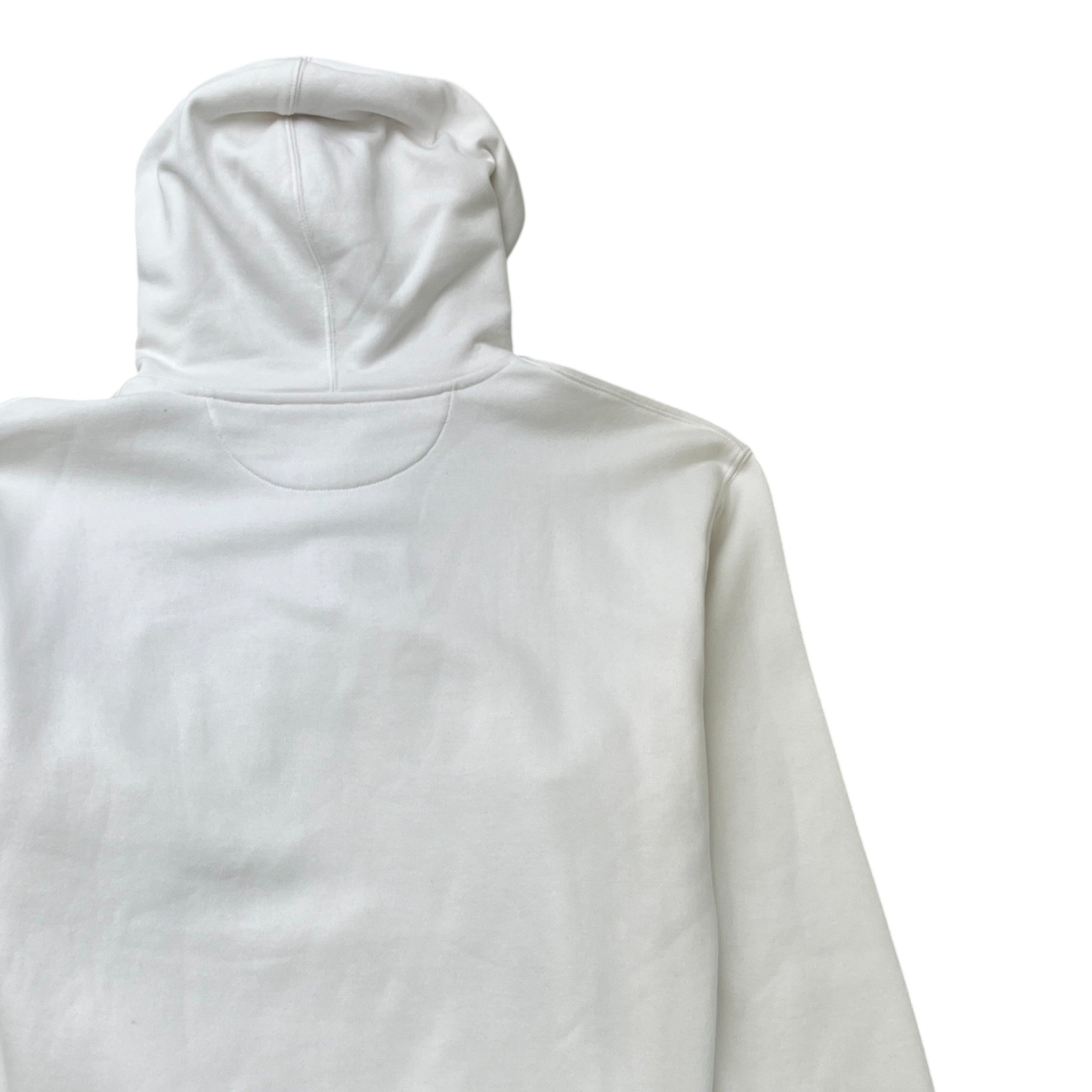 Men's Vltn Logo Print Hoodie White Size M