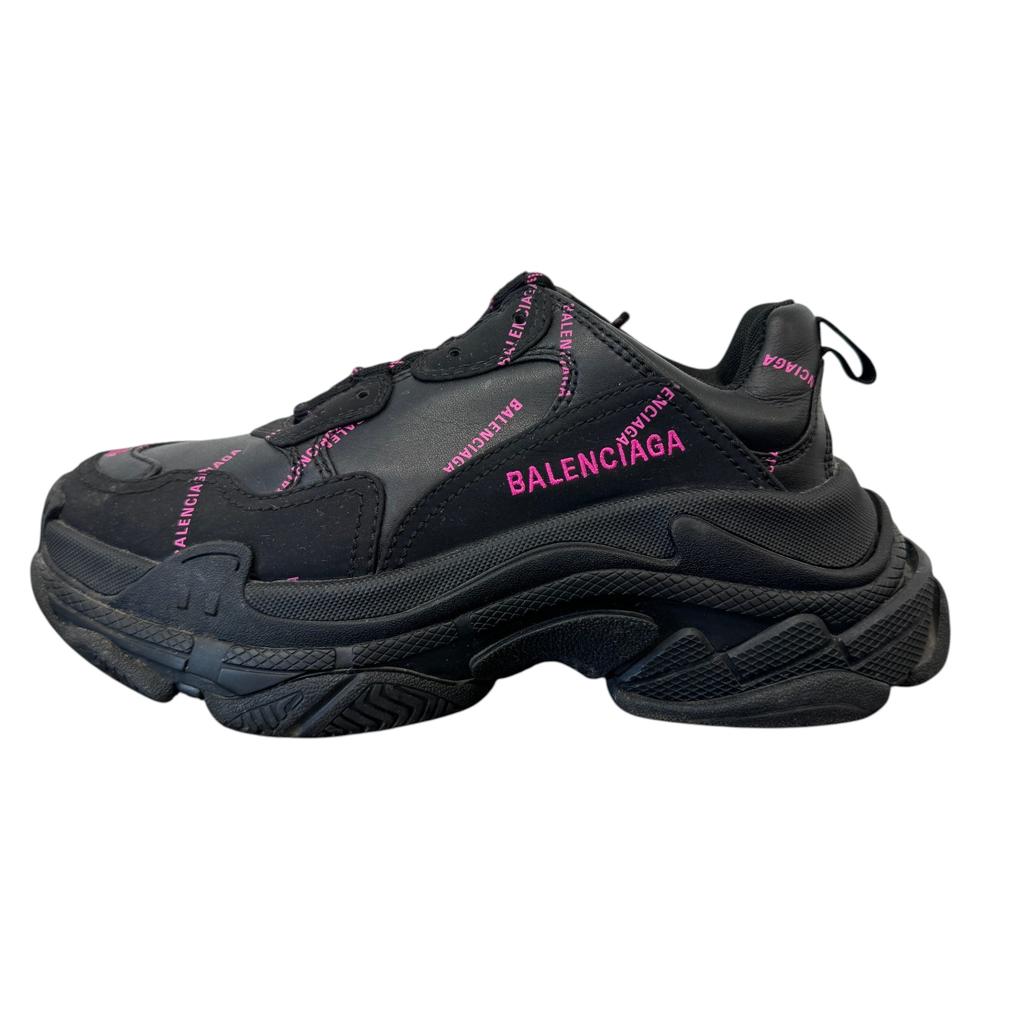 Women's Triple S Low Trainers Black Size EU 37 / UK 4