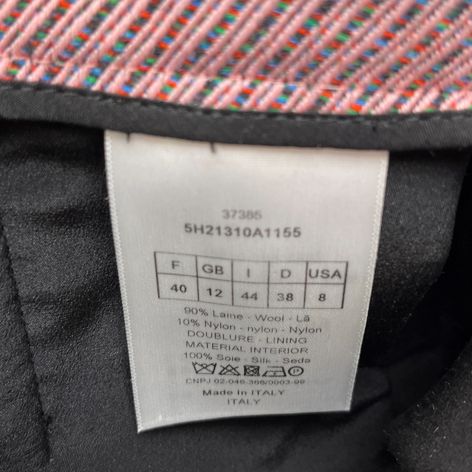 Women's Pleated Wool Skirts Pink Size FR 40 / UK 12