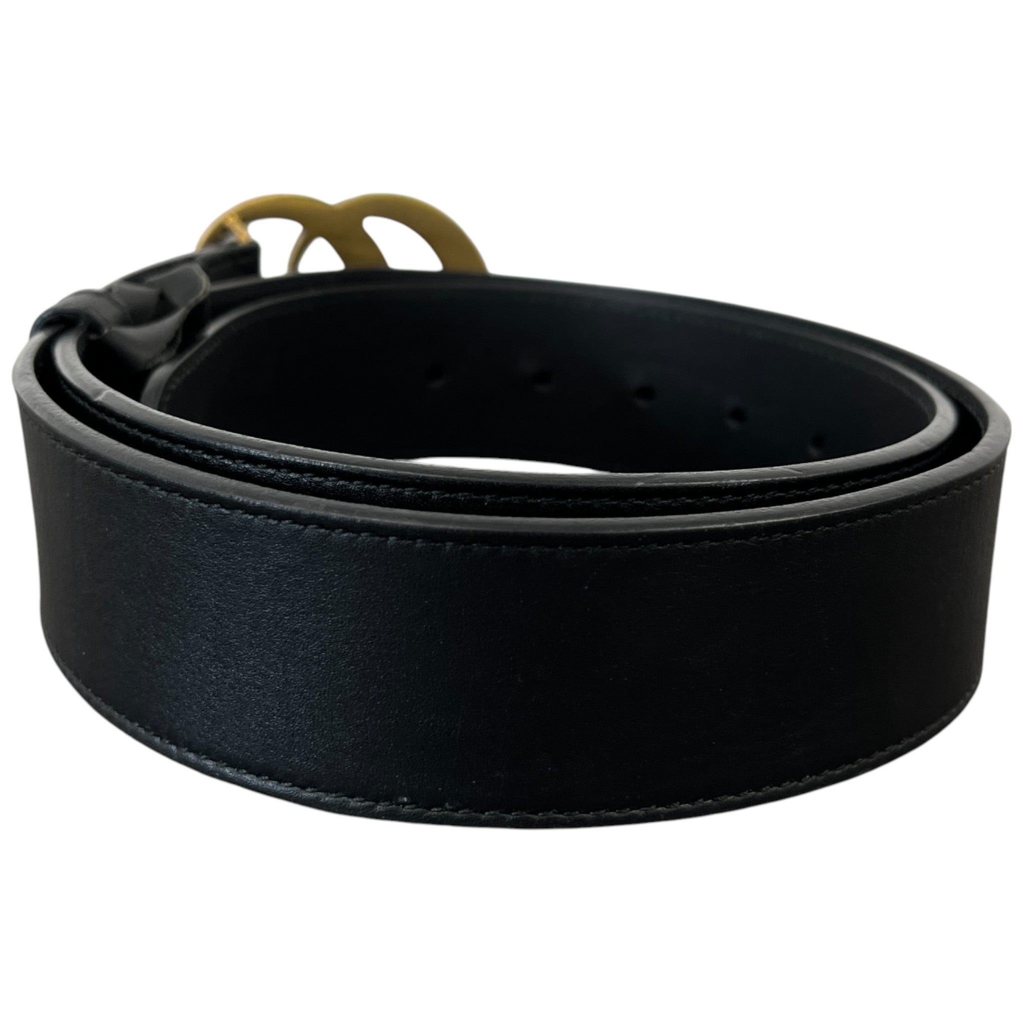 Women's Pearl Gg Marmont Belt Black Size 95cm / UK 14