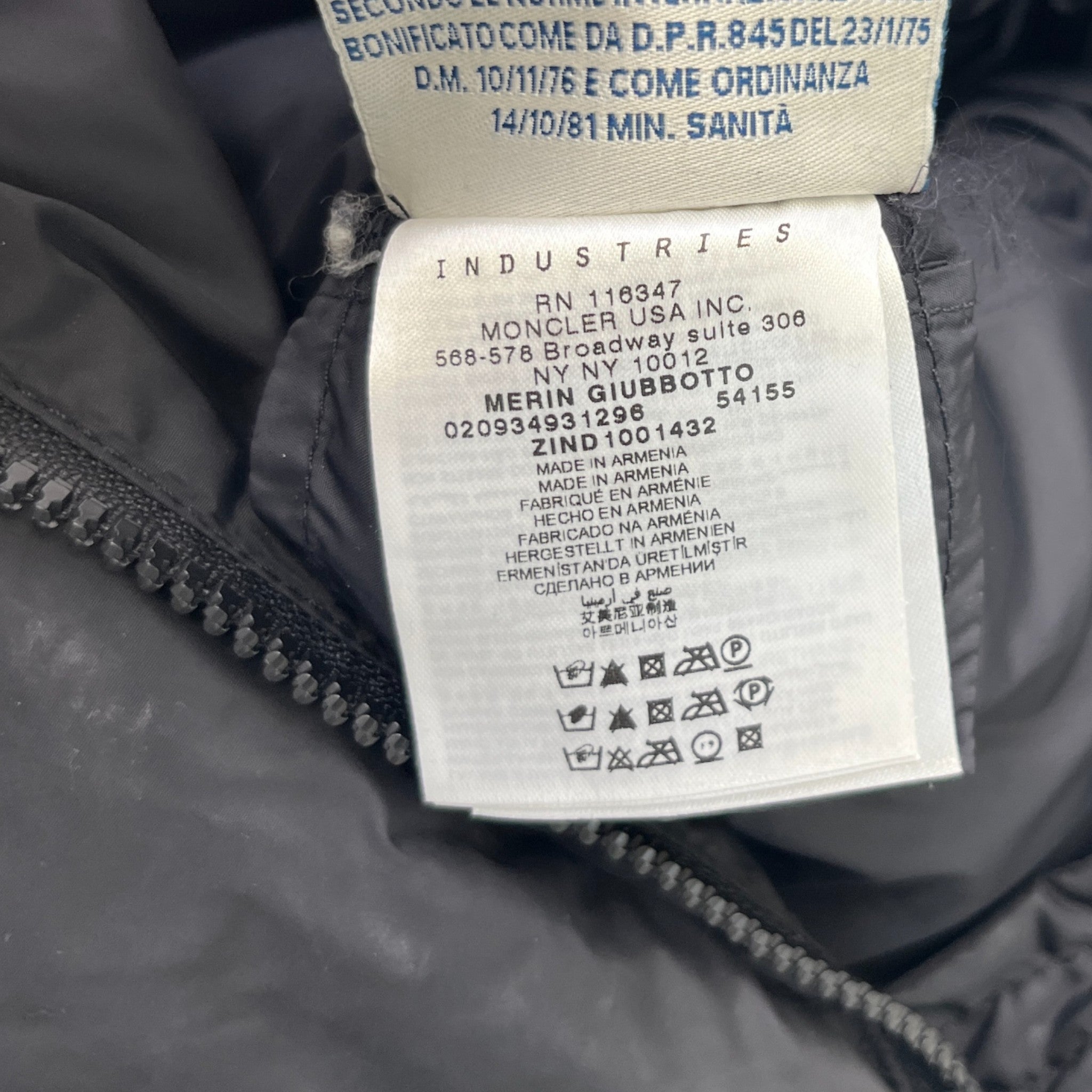 Women's Merin Down Jacket Black Size 2 / UK 12