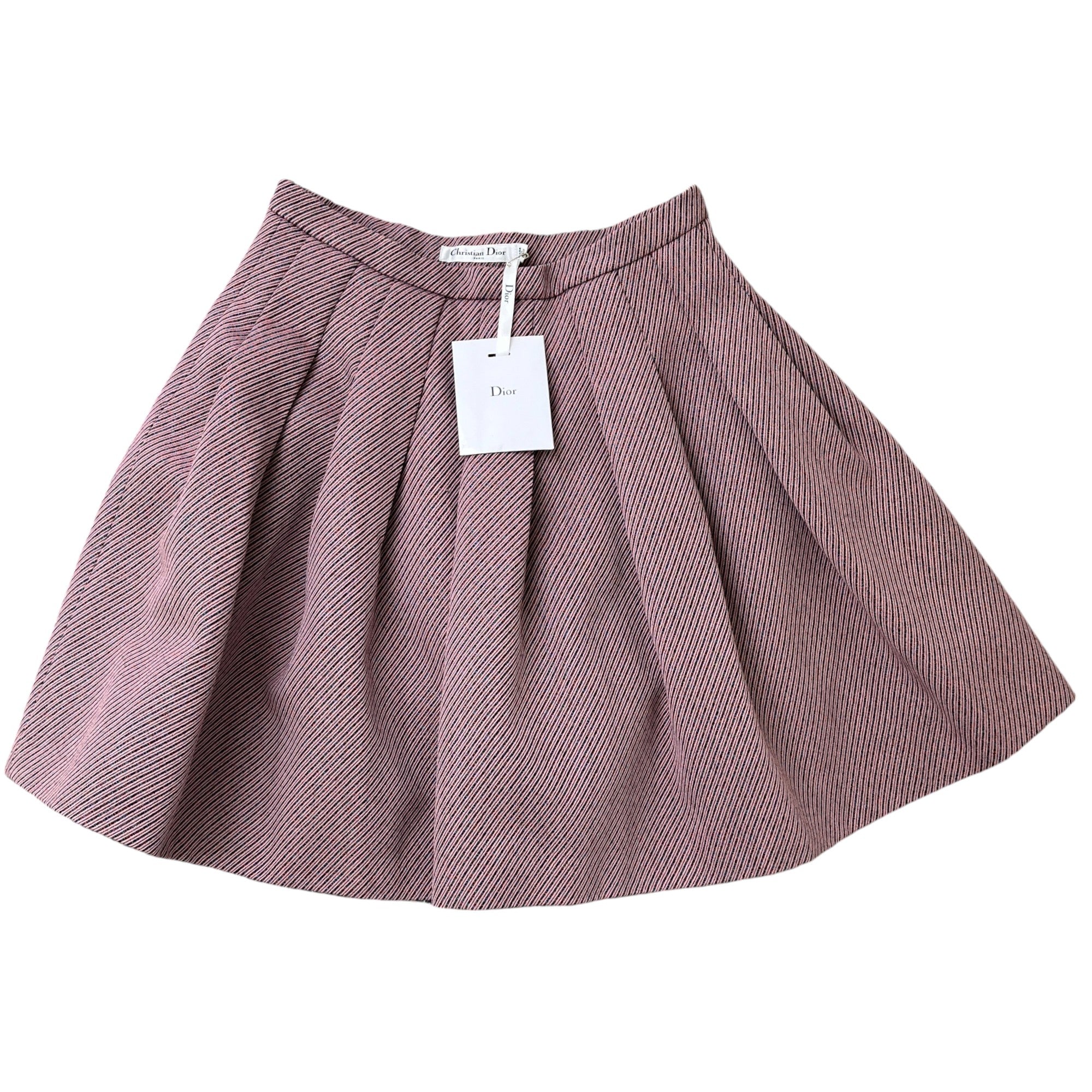 Women's Pleated Wool Skirts Pink Size FR 40 / UK 12