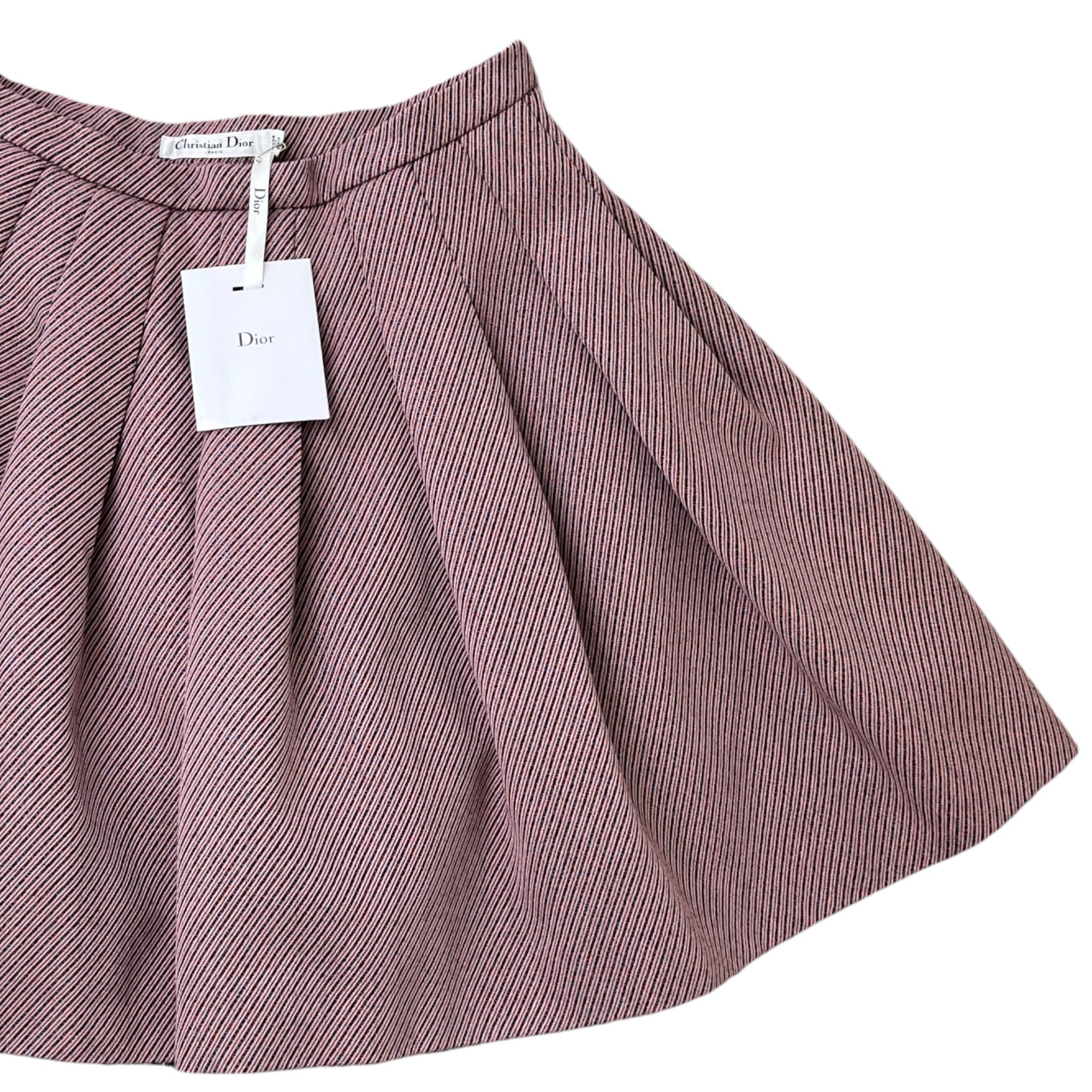 Women's Pleated Wool Skirts Pink Size FR 40 / UK 12