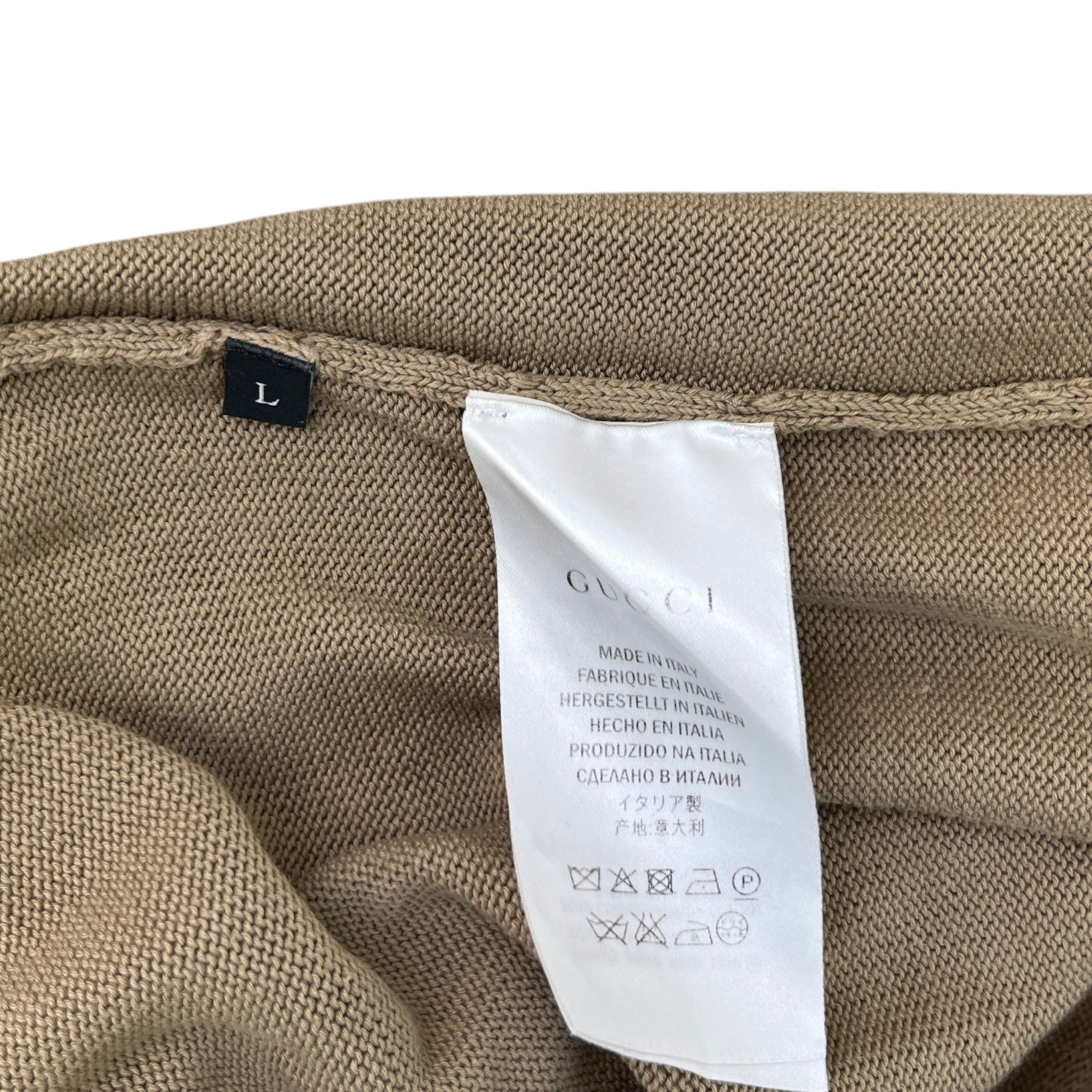 Men's Web Jumper Beige Size L